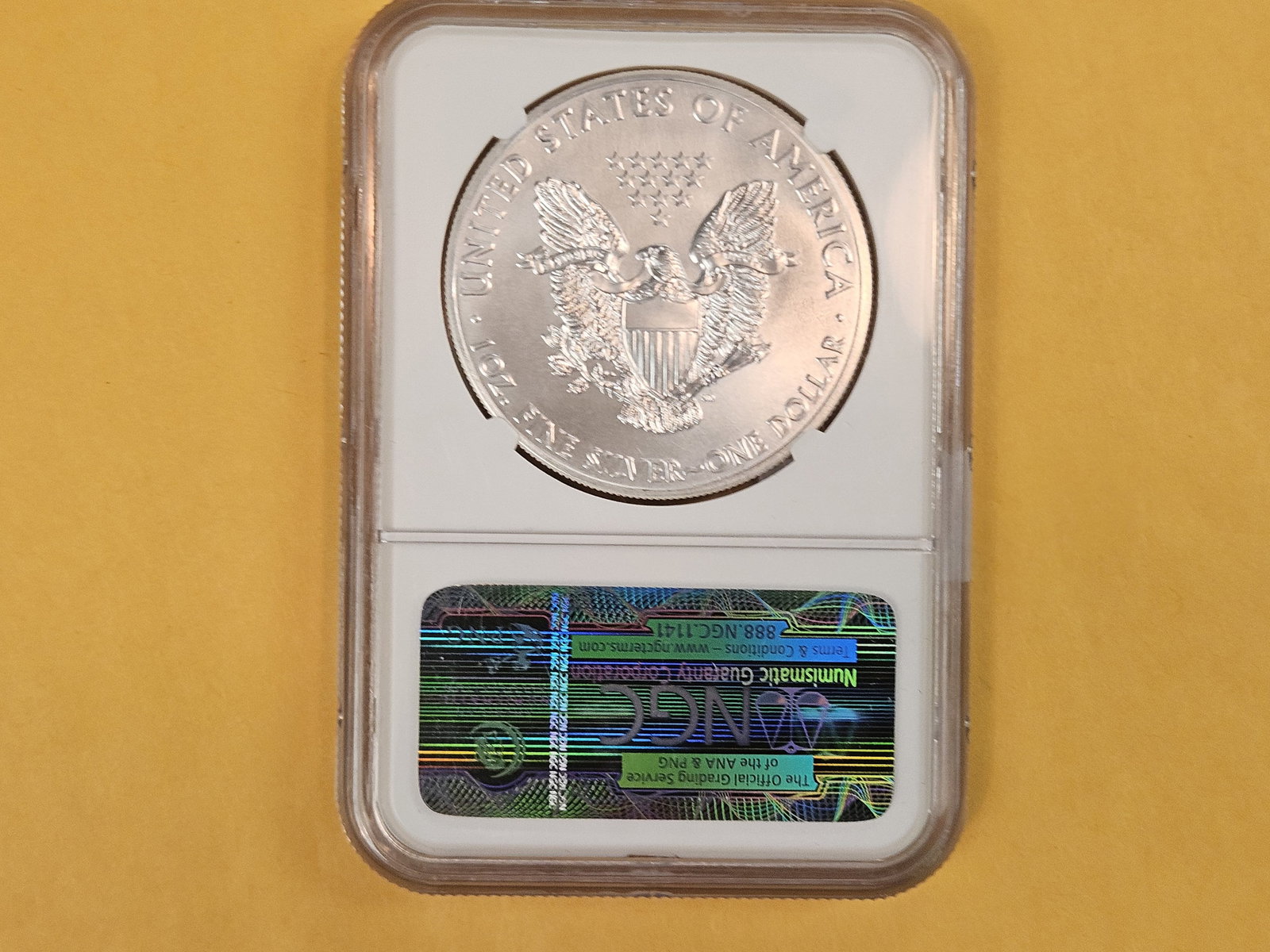 PERFECT! NGC 2012 American Silver Eagle in Mint State 70 - 2