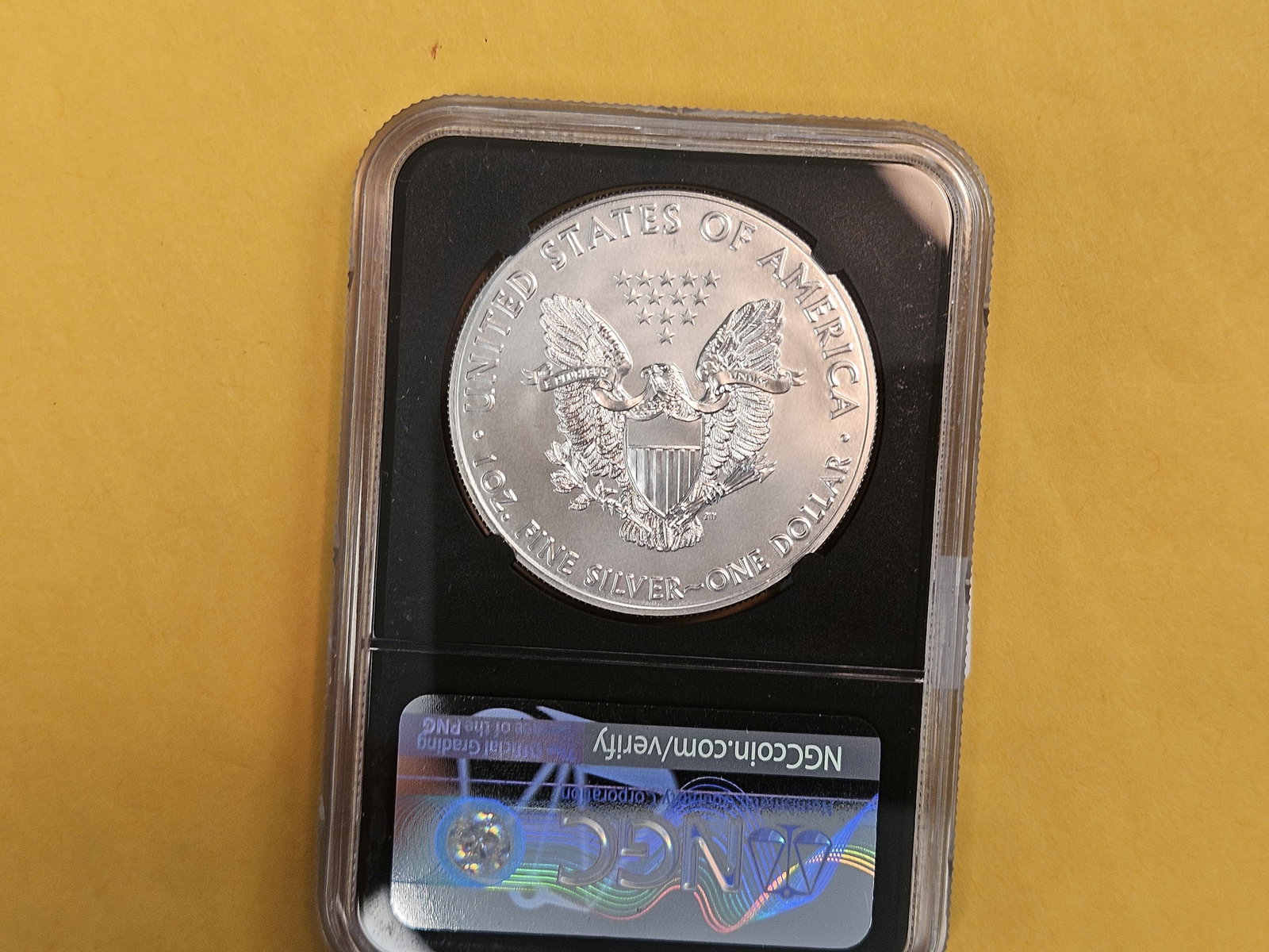 PERFECT! NGC 2019 American Silver Eagle in Mint State 70 - 2
