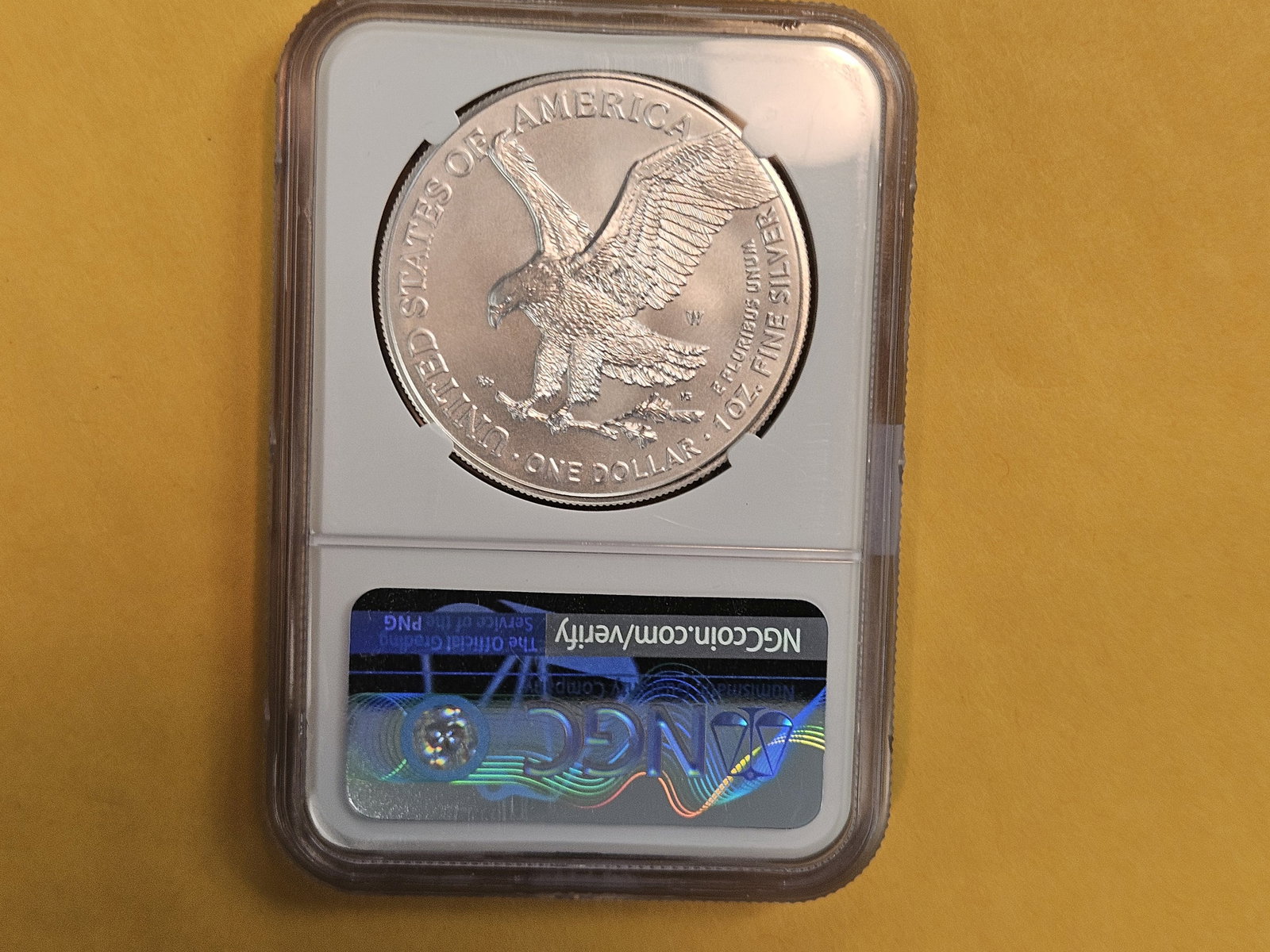 PERFECT! NGC 2022-W Burnished American Silver Eagle in Mint State 70 - 2