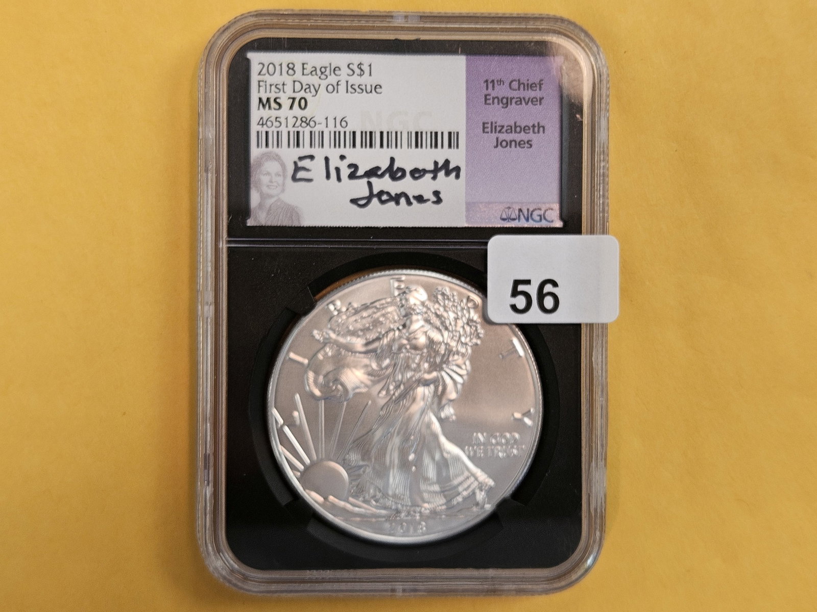 PERFECT! NGC 2018 American Silver Eagle in Mint State 70: Perfect Grade