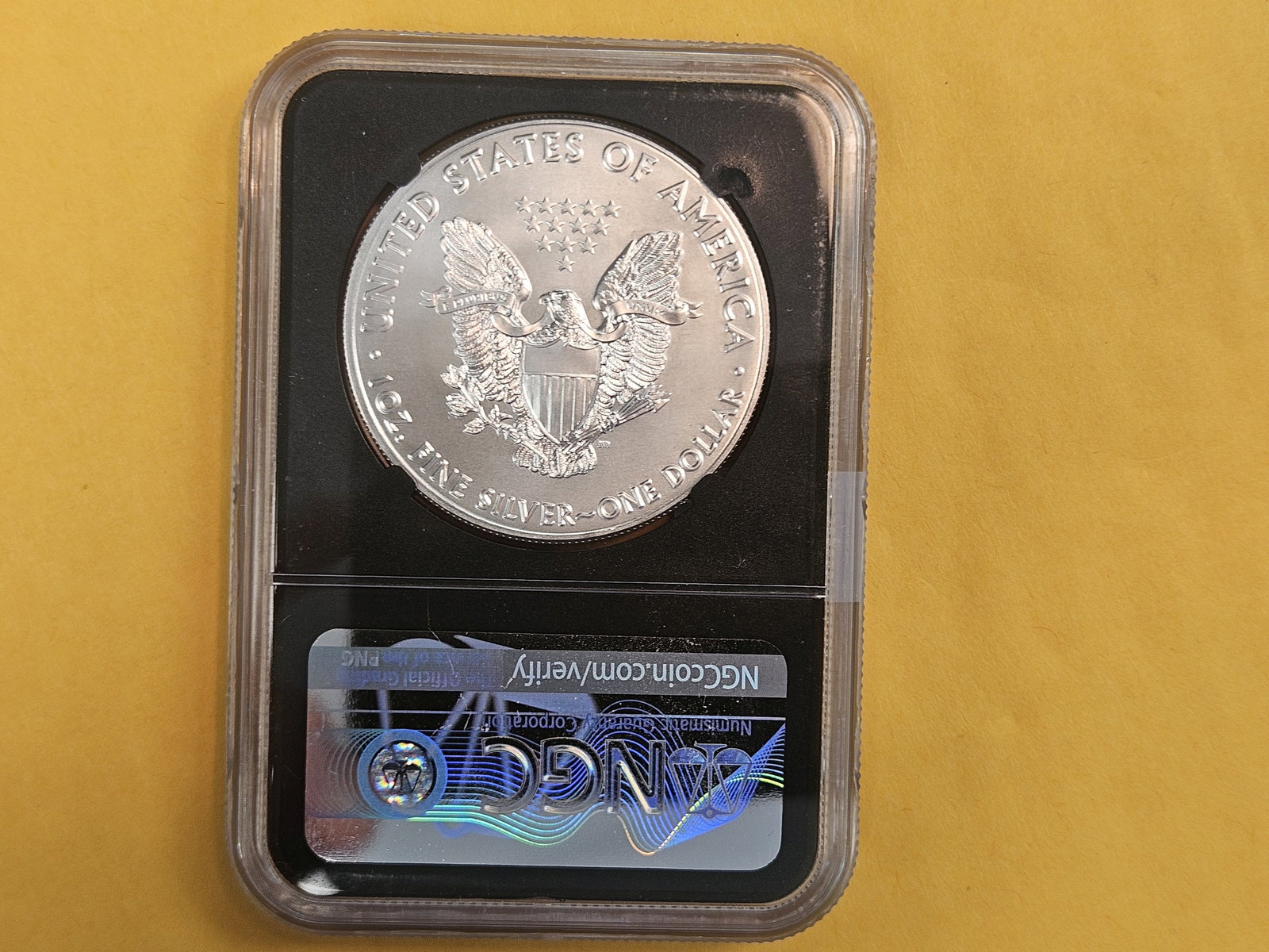 PERFECT! NGC 2018 American Silver Eagle in Mint State 70 - 2