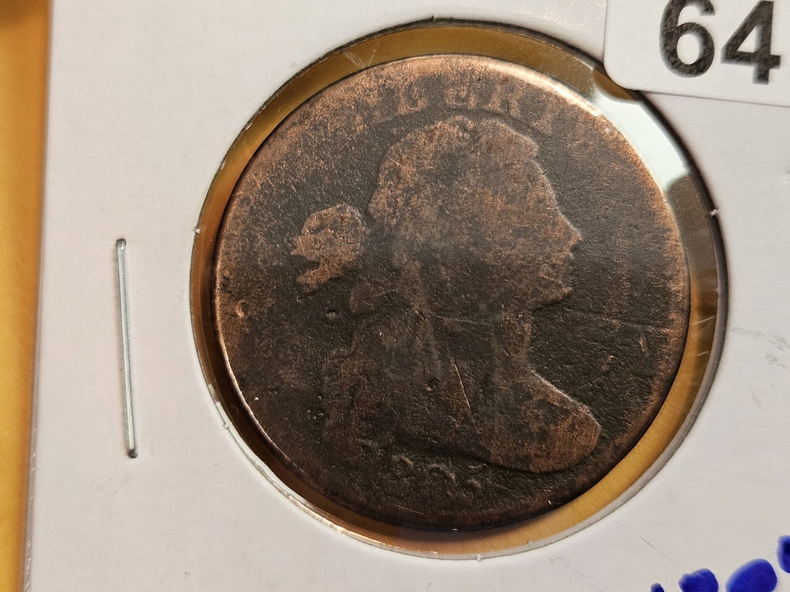 1805 Draped Bust Large Cent: Fully readable date