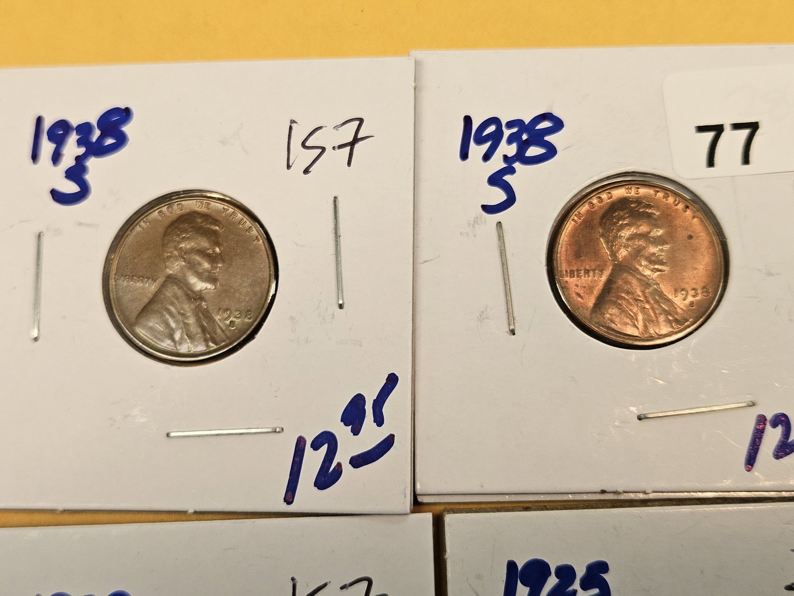 Eight better grade Lincoln Wheat cents - 3
