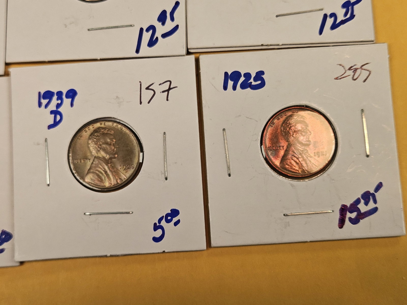 Eight better grade Lincoln Wheat cents - 5