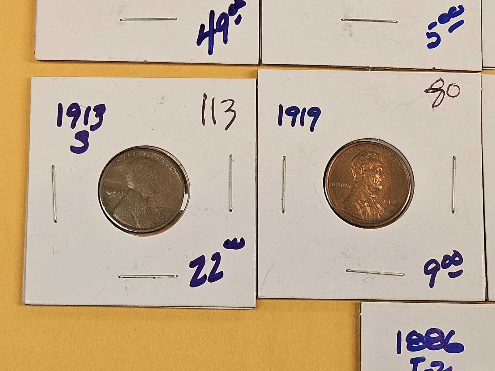 Twelve mixed Wheat and Indian Cents - 5
