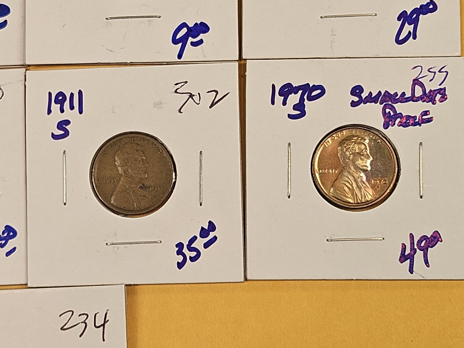 Twelve mixed Wheat and Indian Cents - 7