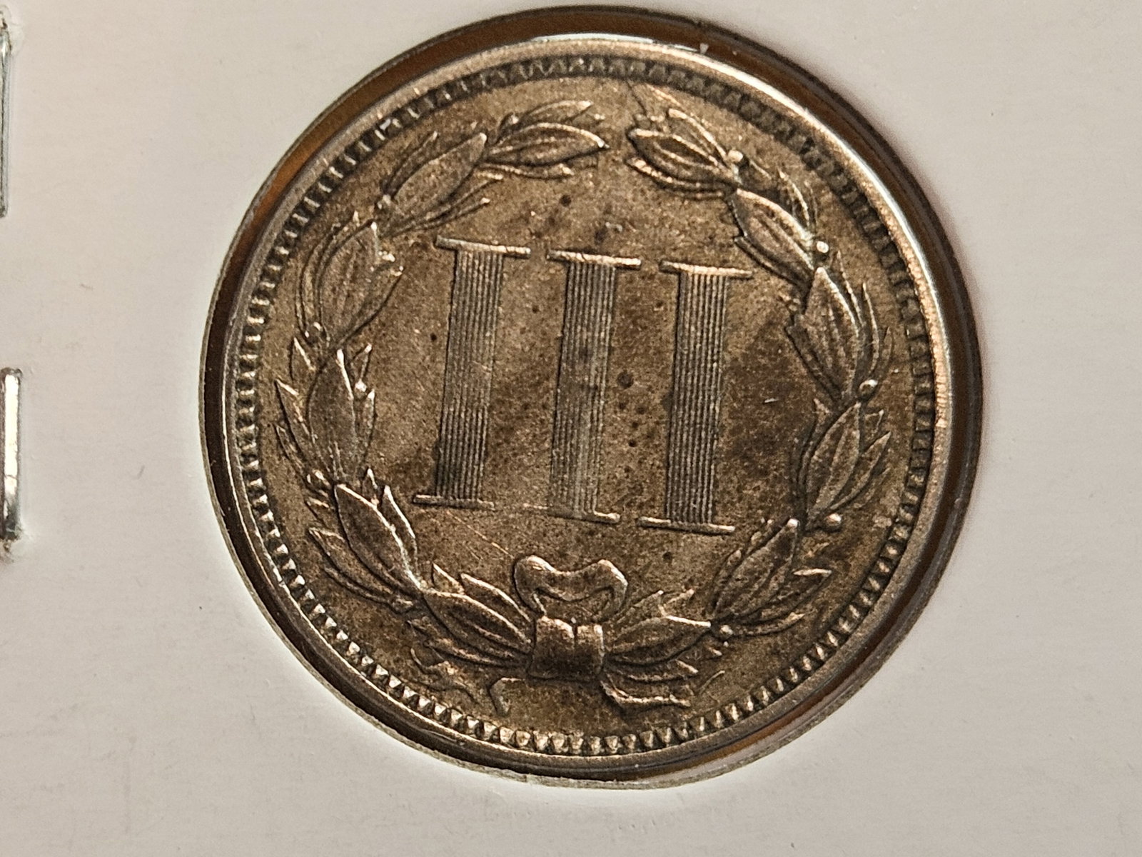 1870 Three Cent Nickel - 3