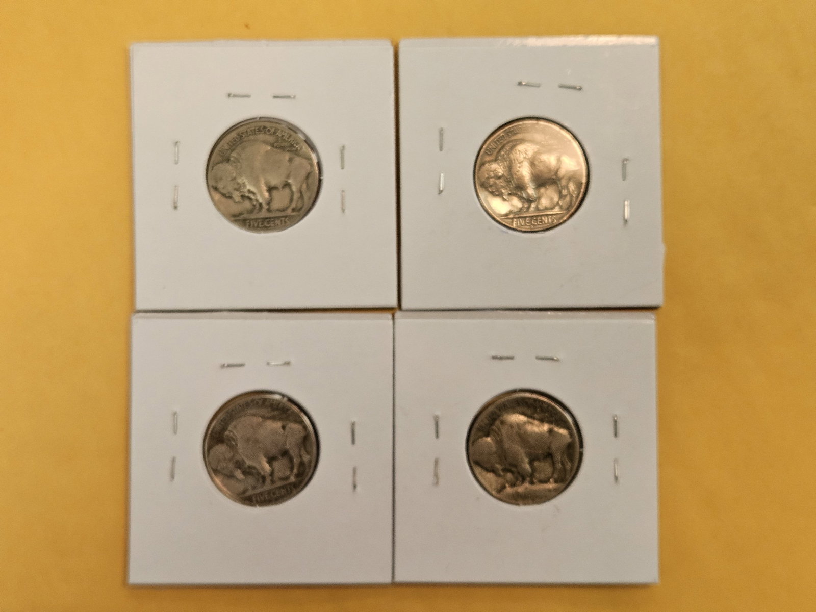 Four better Buffalo Nickels - 3