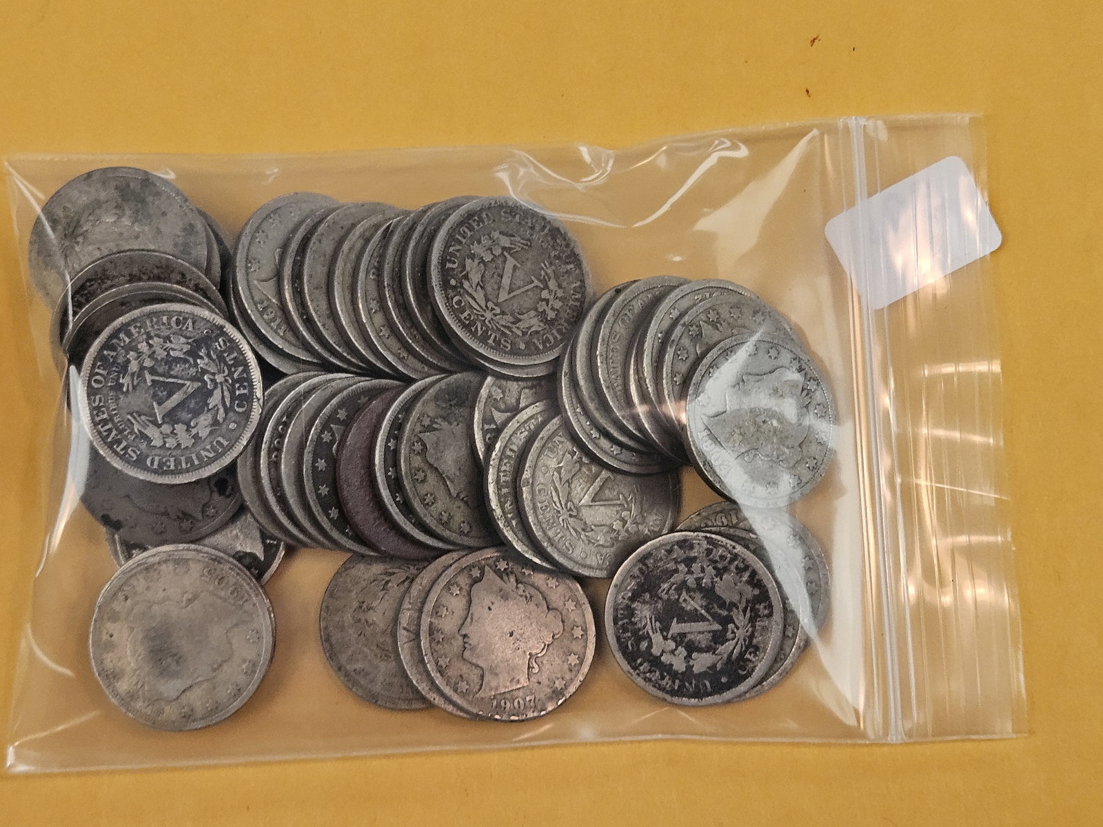 Fifty Liberty "V" Nickels - 2