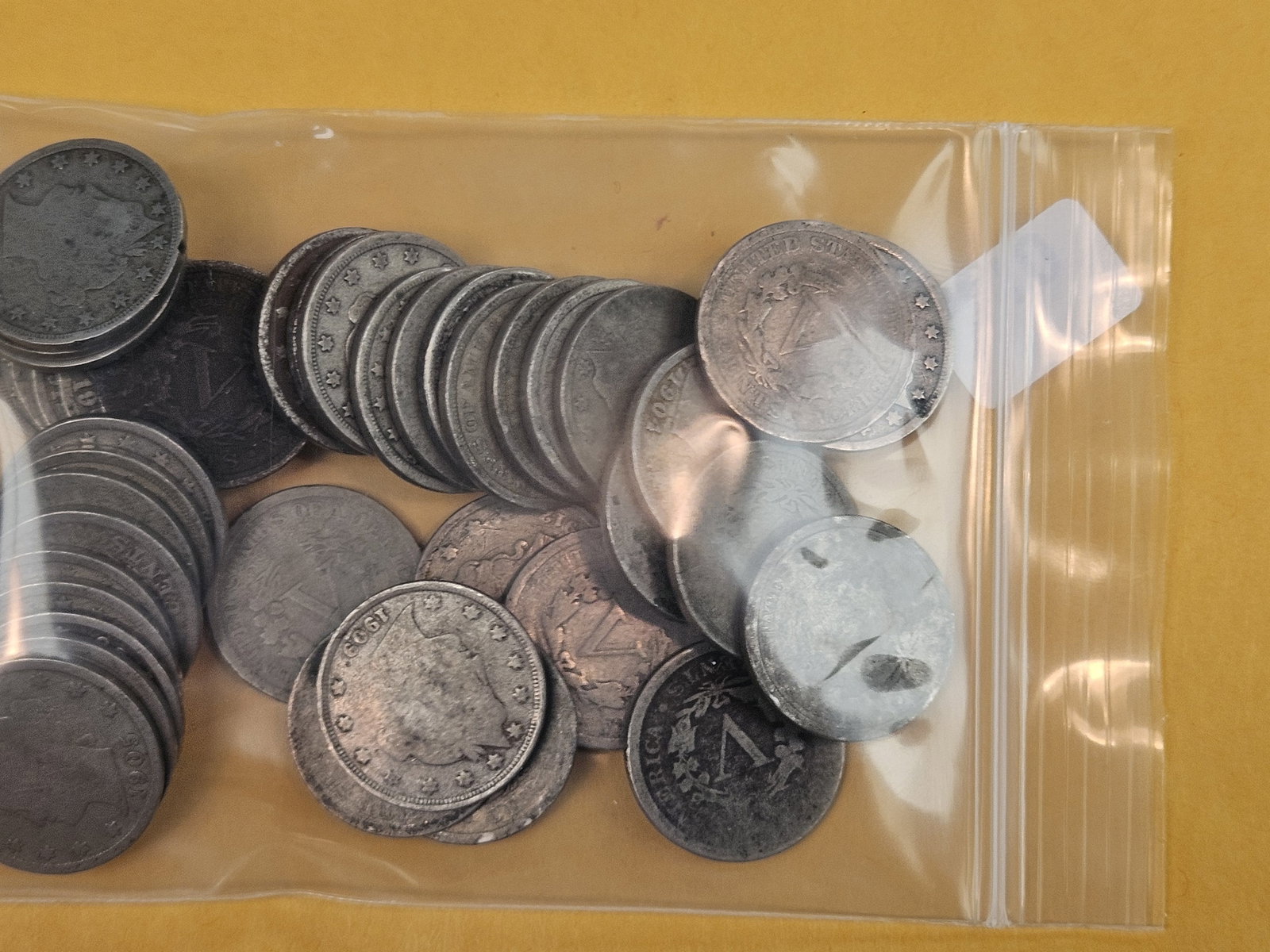 Fifty Liberty "V" Nickels - 2