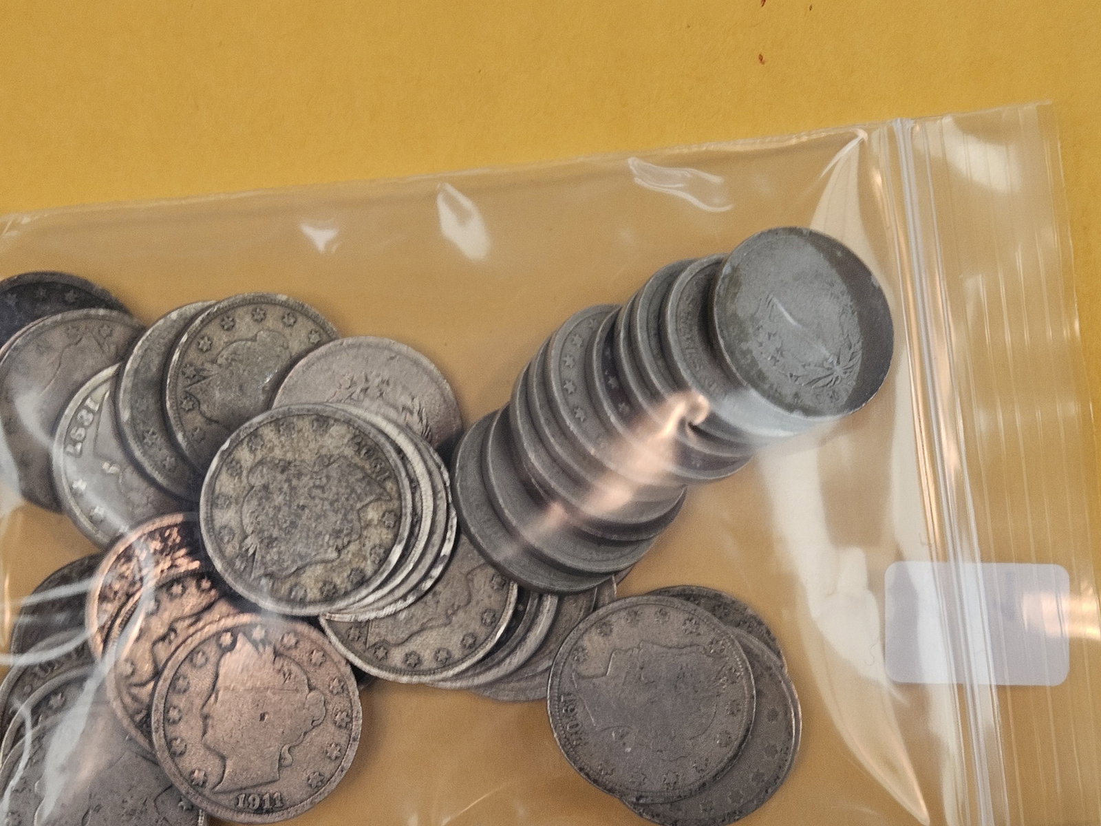 Fifty Liberty "V" Nickels - 2