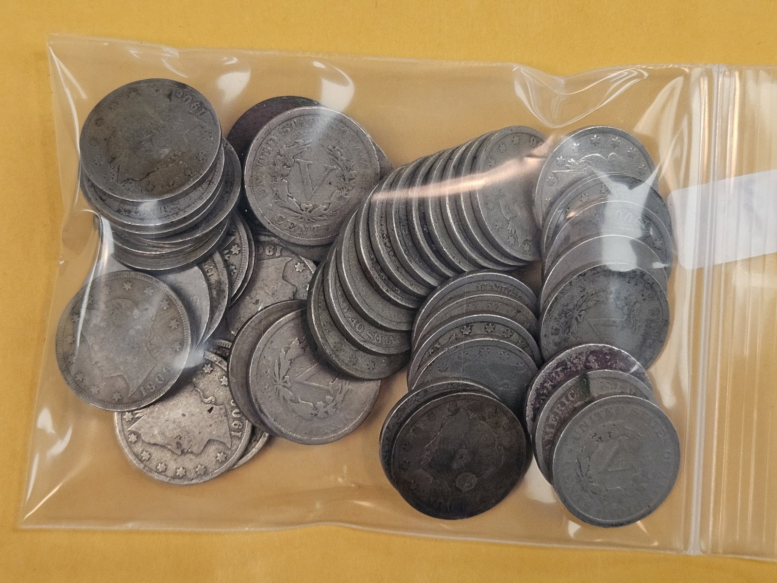 Fifty Liberty "V" Nickels - 2
