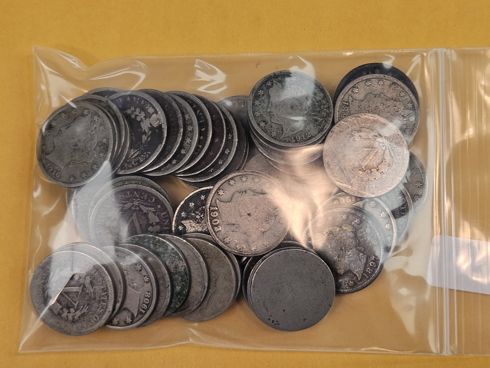 Fifty Liberty "V" Nickels - 2