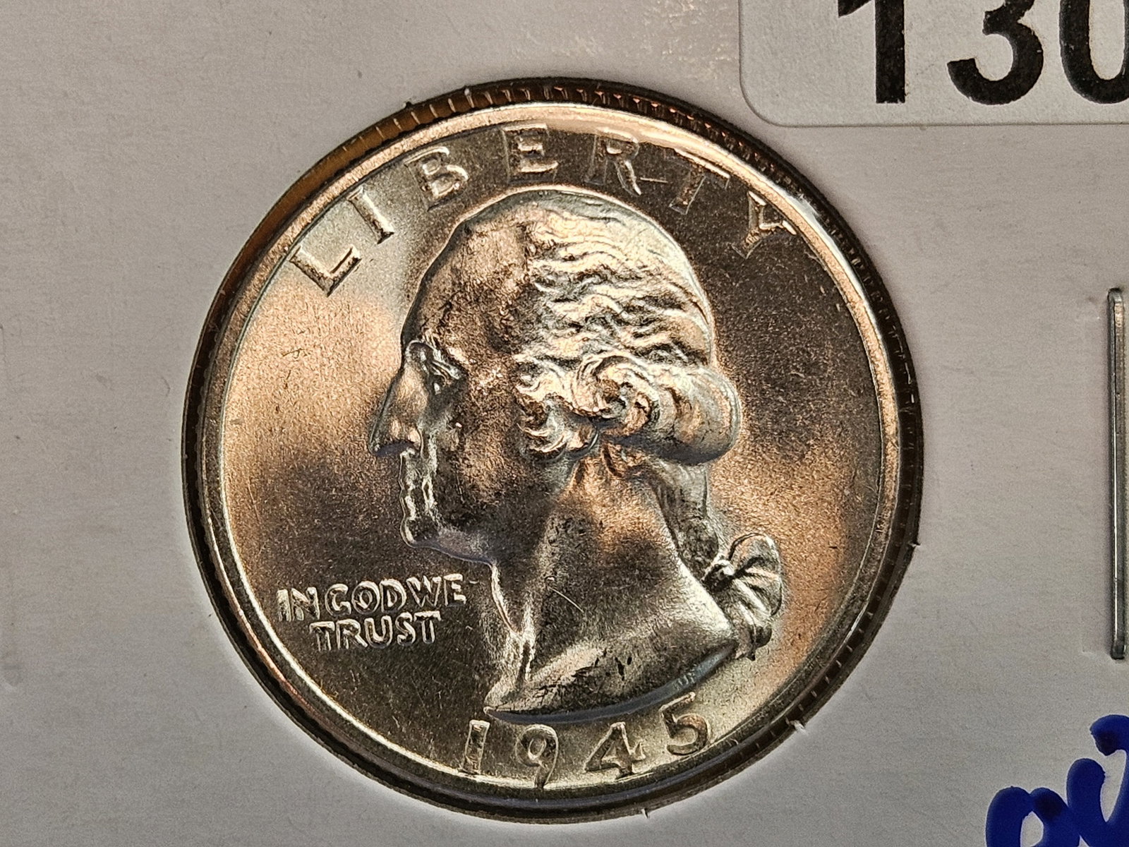 Variety! 1954-S/S Repunched Mint Mark Washington silver Quarter: Looks GEM Brilliant Uncirculated