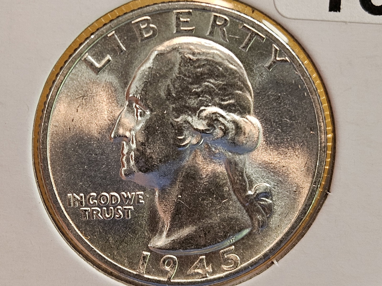 Variety! 1954-S/S Repunched Mint Mark Washington silver Quarter - 4