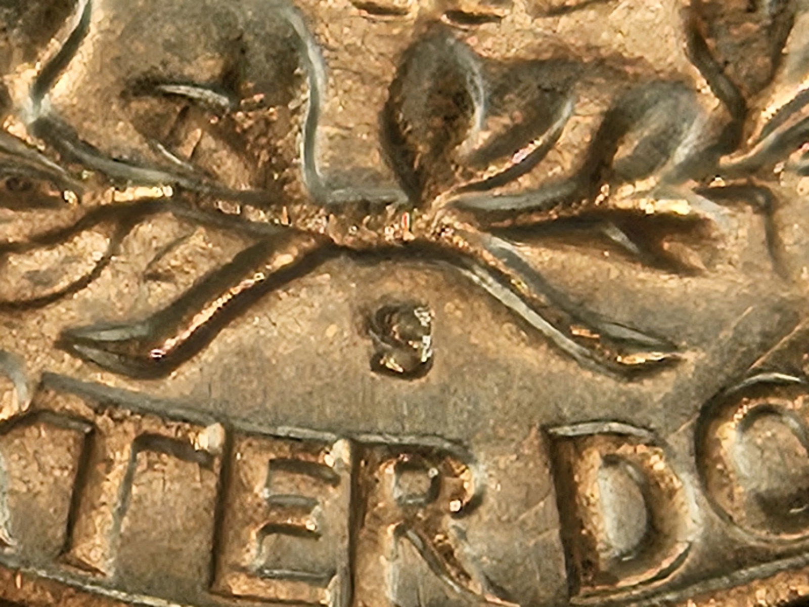 Variety! 1954-S/S Repunched Mint Mark Washington silver Quarter - 7