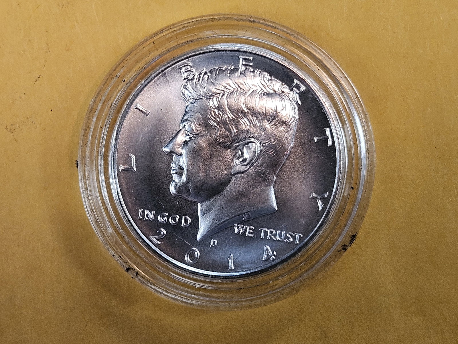 GEM Brilliant Uncirculated 2014-D Silver Kennedy Half Dollar (1 of 3)
