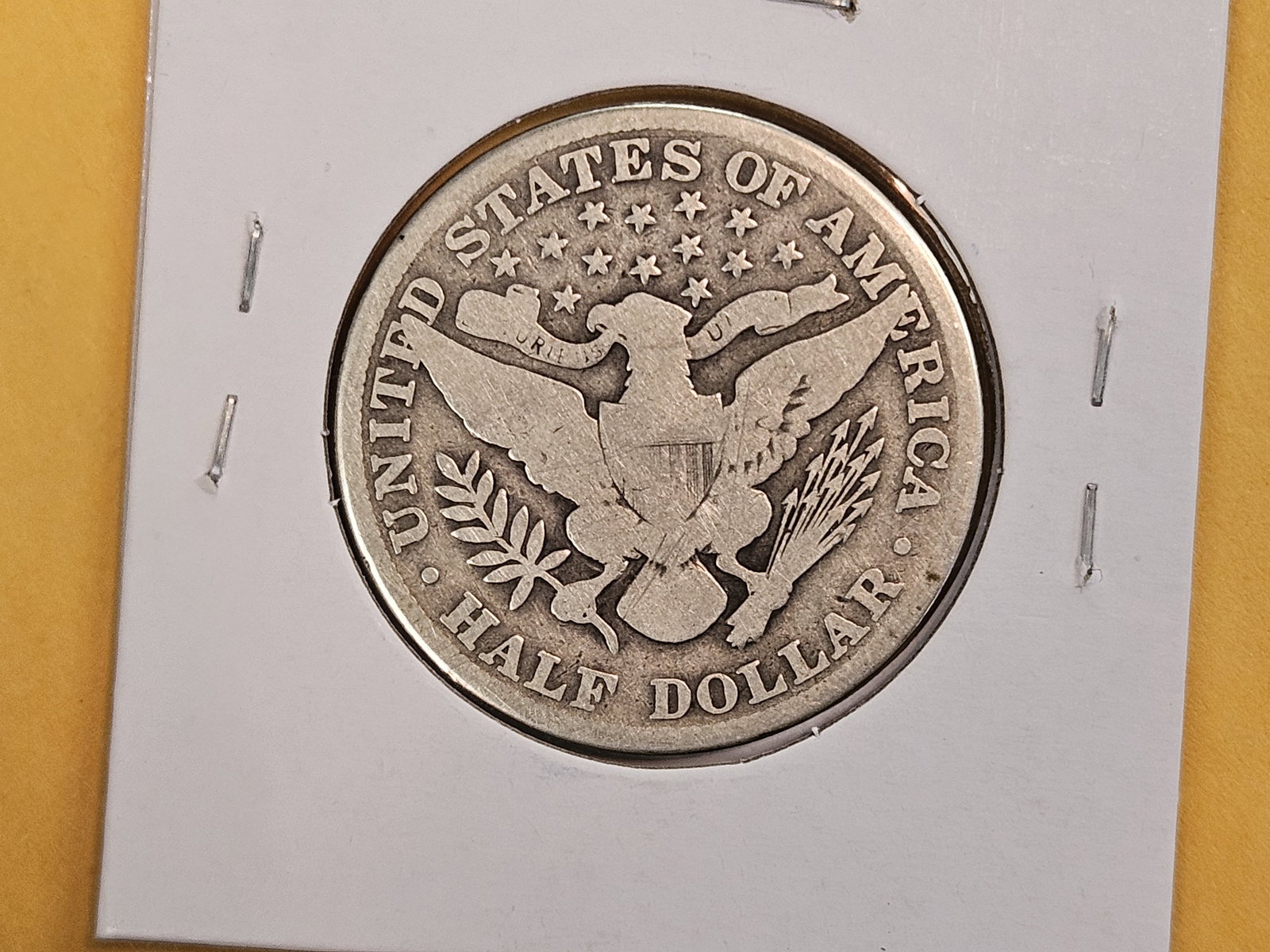 Better Date 1913 Barber silver Half Dollar - 2