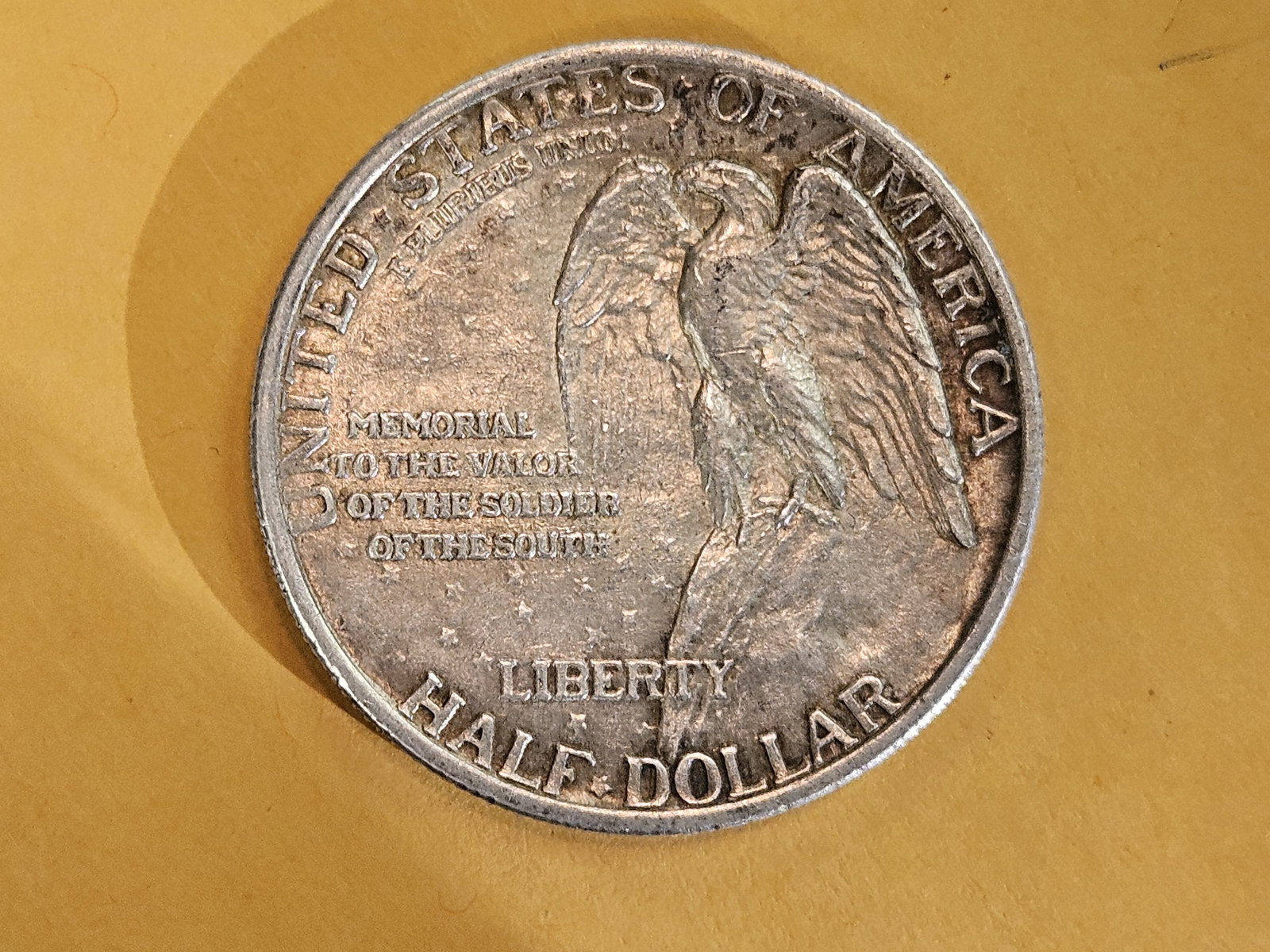 About Uncirculated plus 1925 Commemorative silver Half Dollar - 5