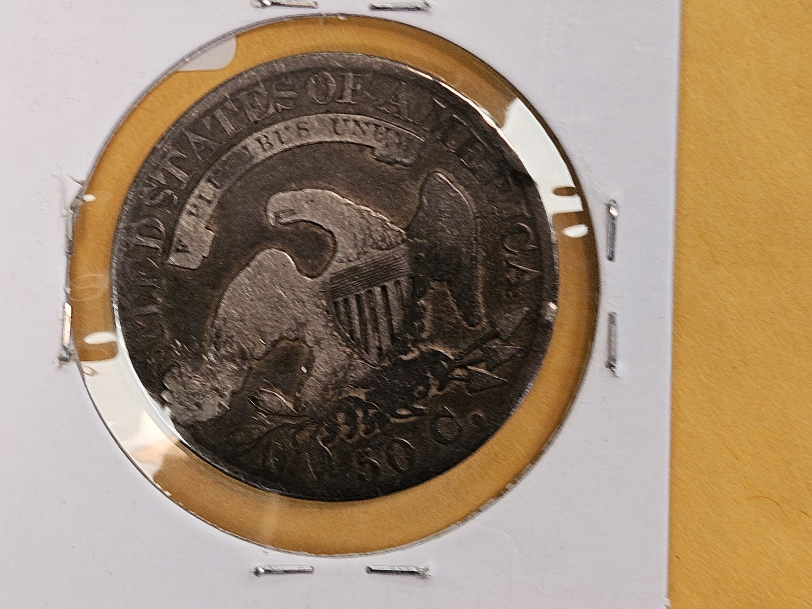 1824 Capped Bust silver half dollar - 2