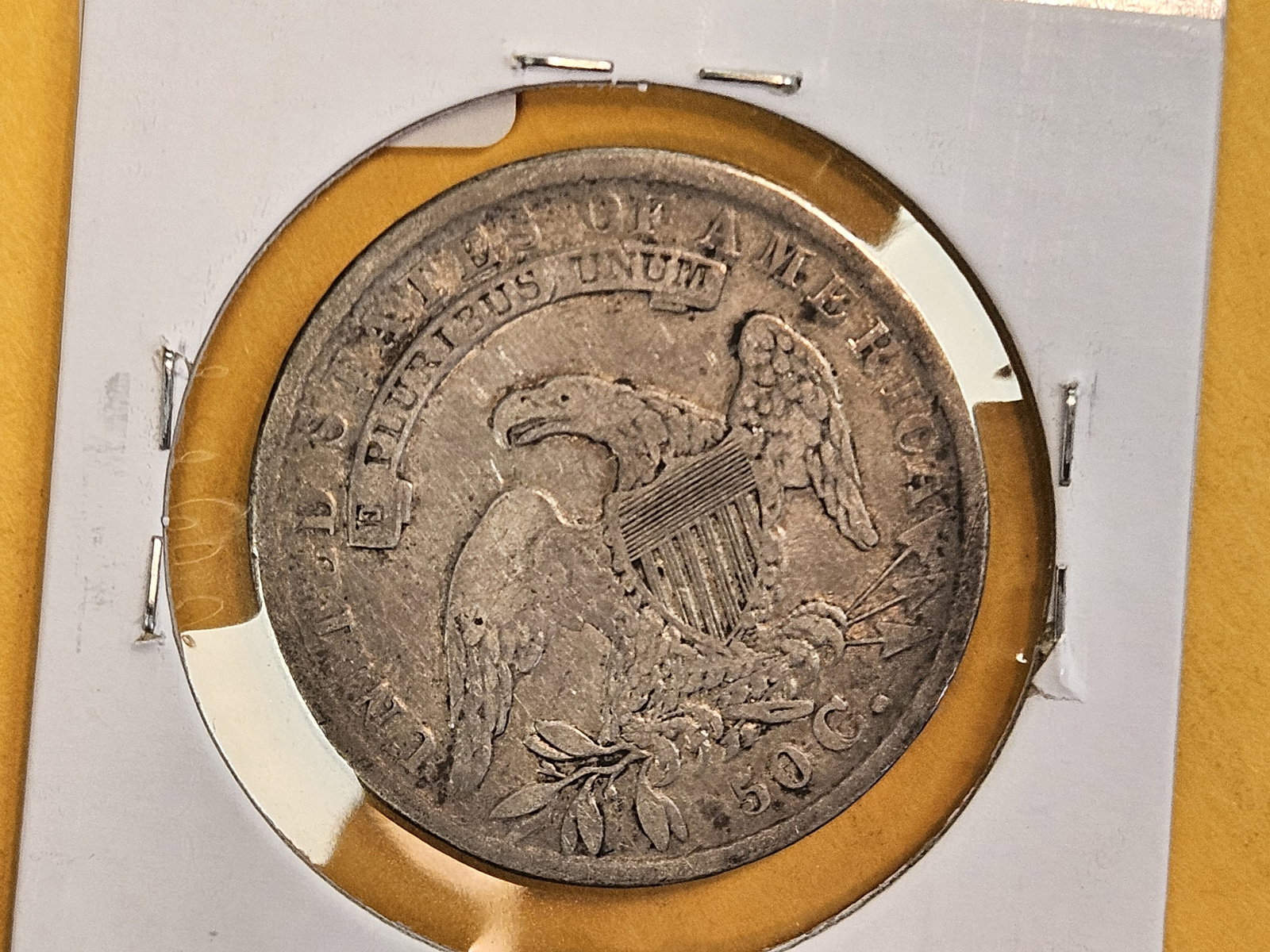 1834 Capped Bust silver half dollar - 2