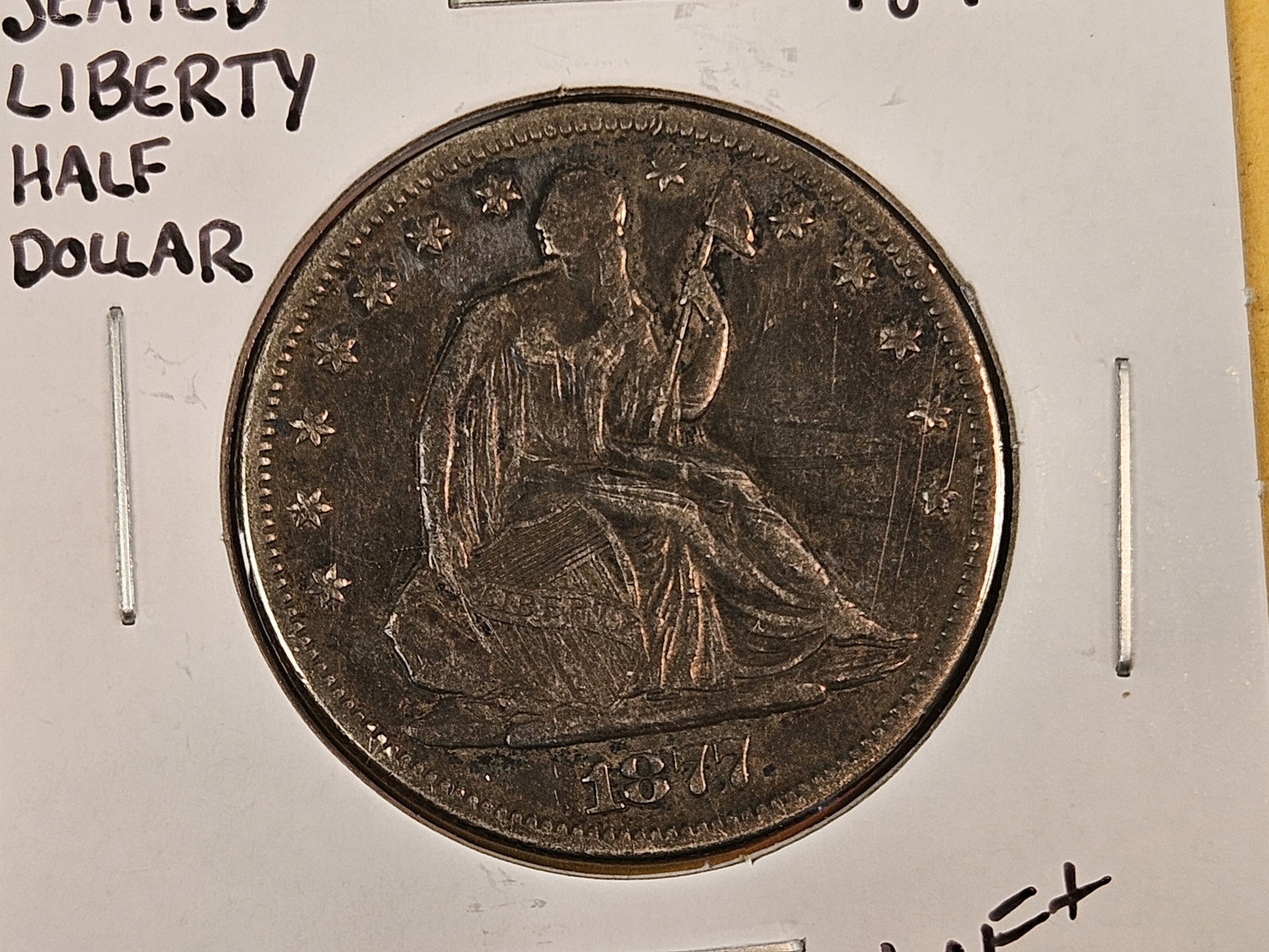 Three Seated Liberty silver half dollars - 3