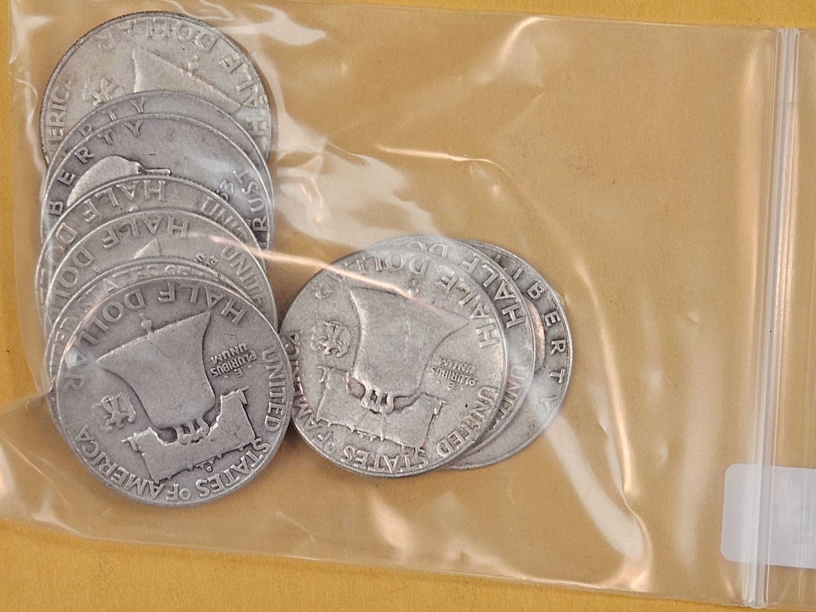 Ten mixed silver Half Dollars - 2