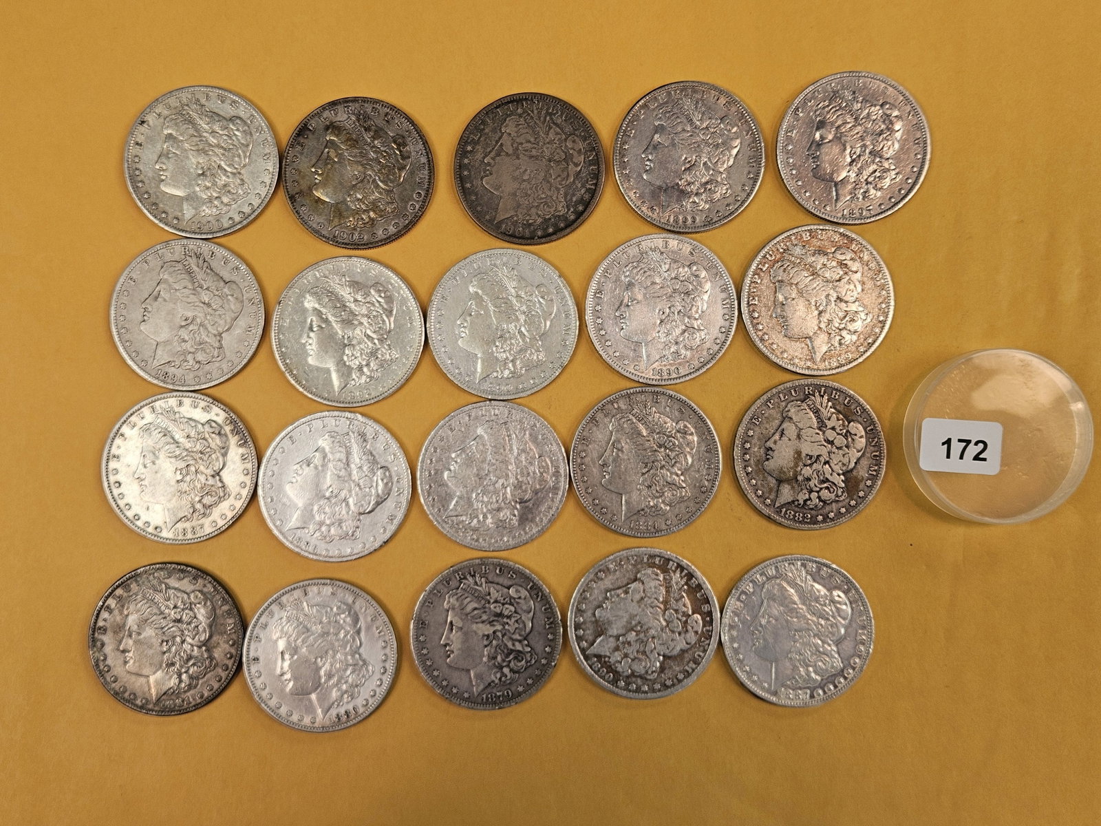 ** FULL ROLL ** Twenty Morgan Silver Dollars (1 of 6)