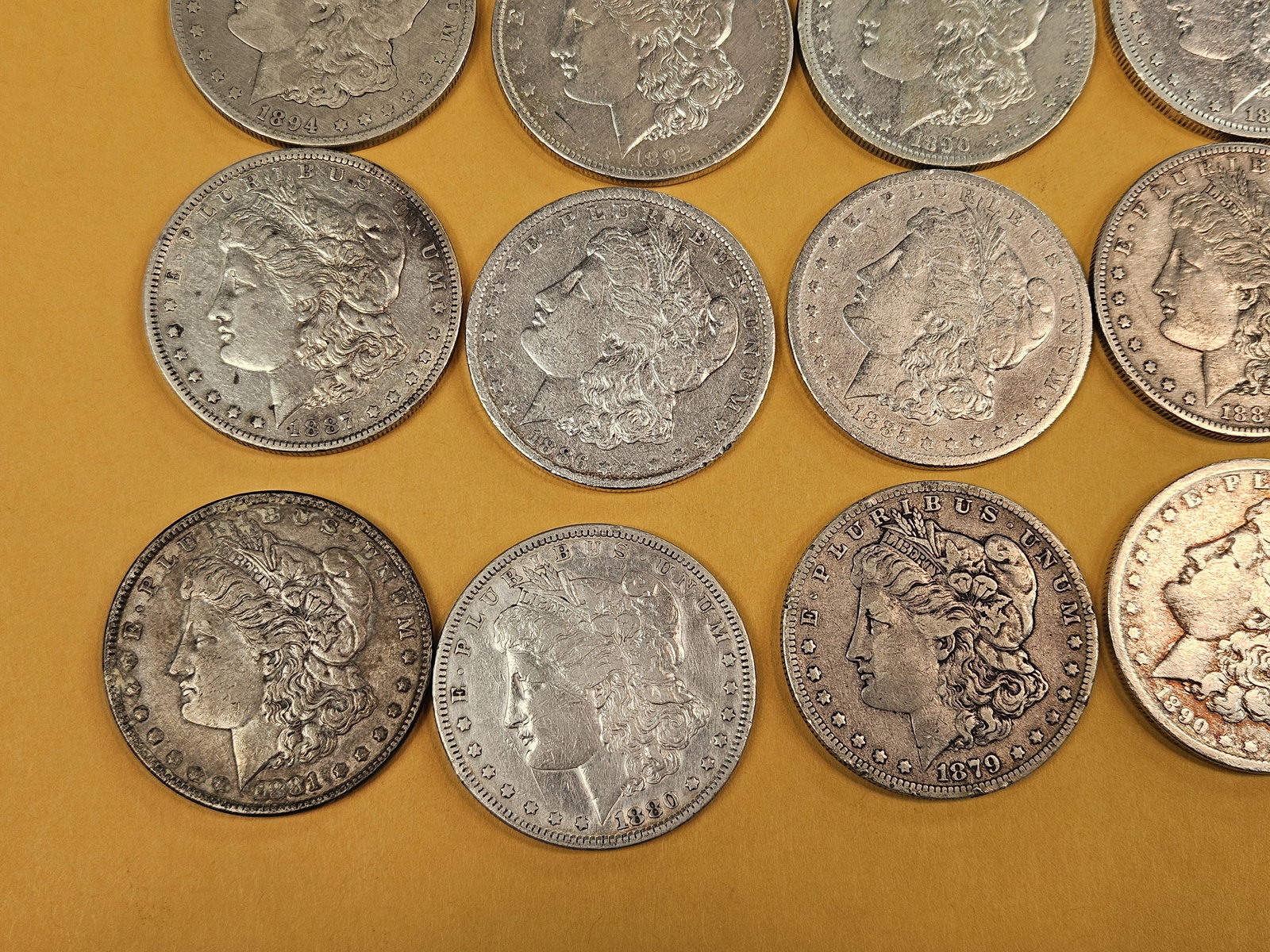 ** FULL ROLL ** Twenty Morgan Silver Dollars - 4