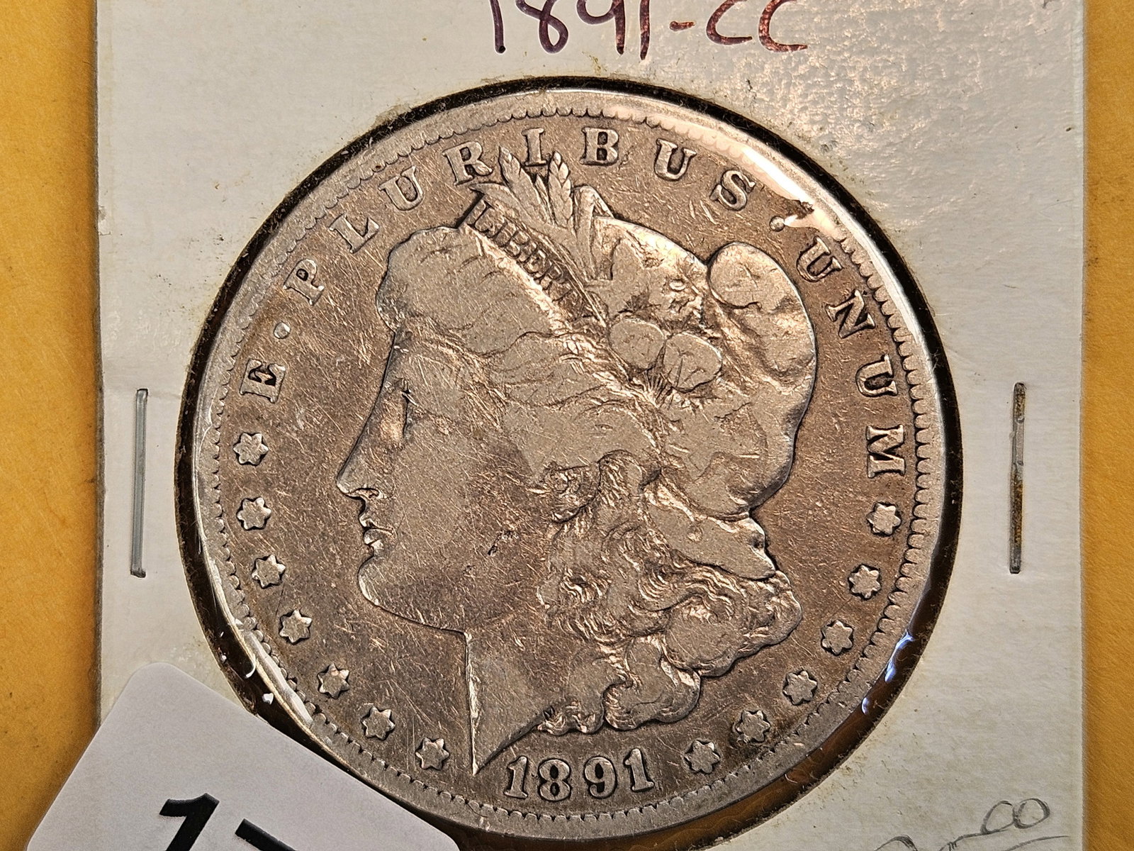 ** KEY DATE ** 1891-CC Morgan Silver Dollar: KEY DATE! CARSON CITY!