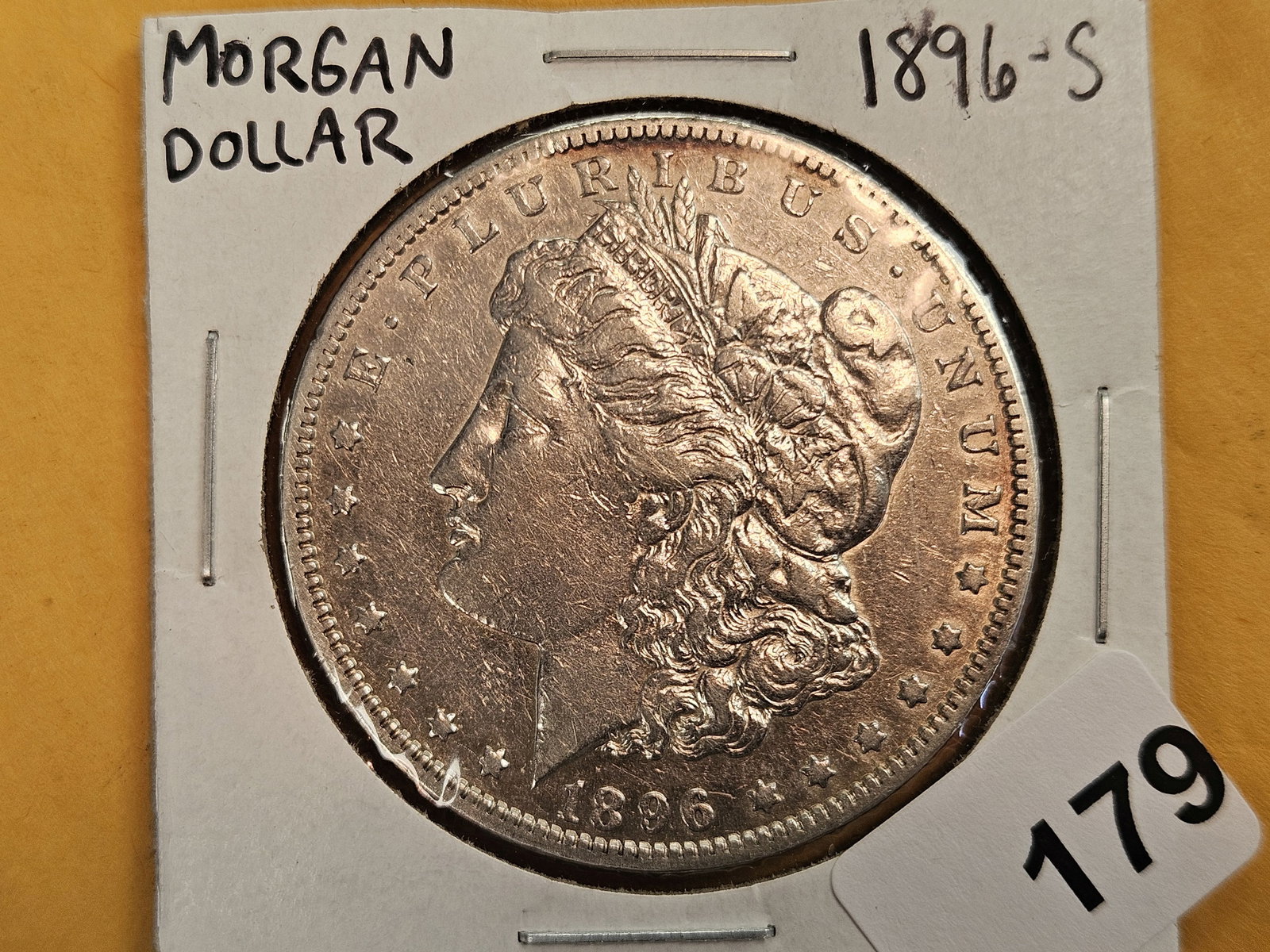 Better Date 1896-S Morgan Dollar: Little better grade