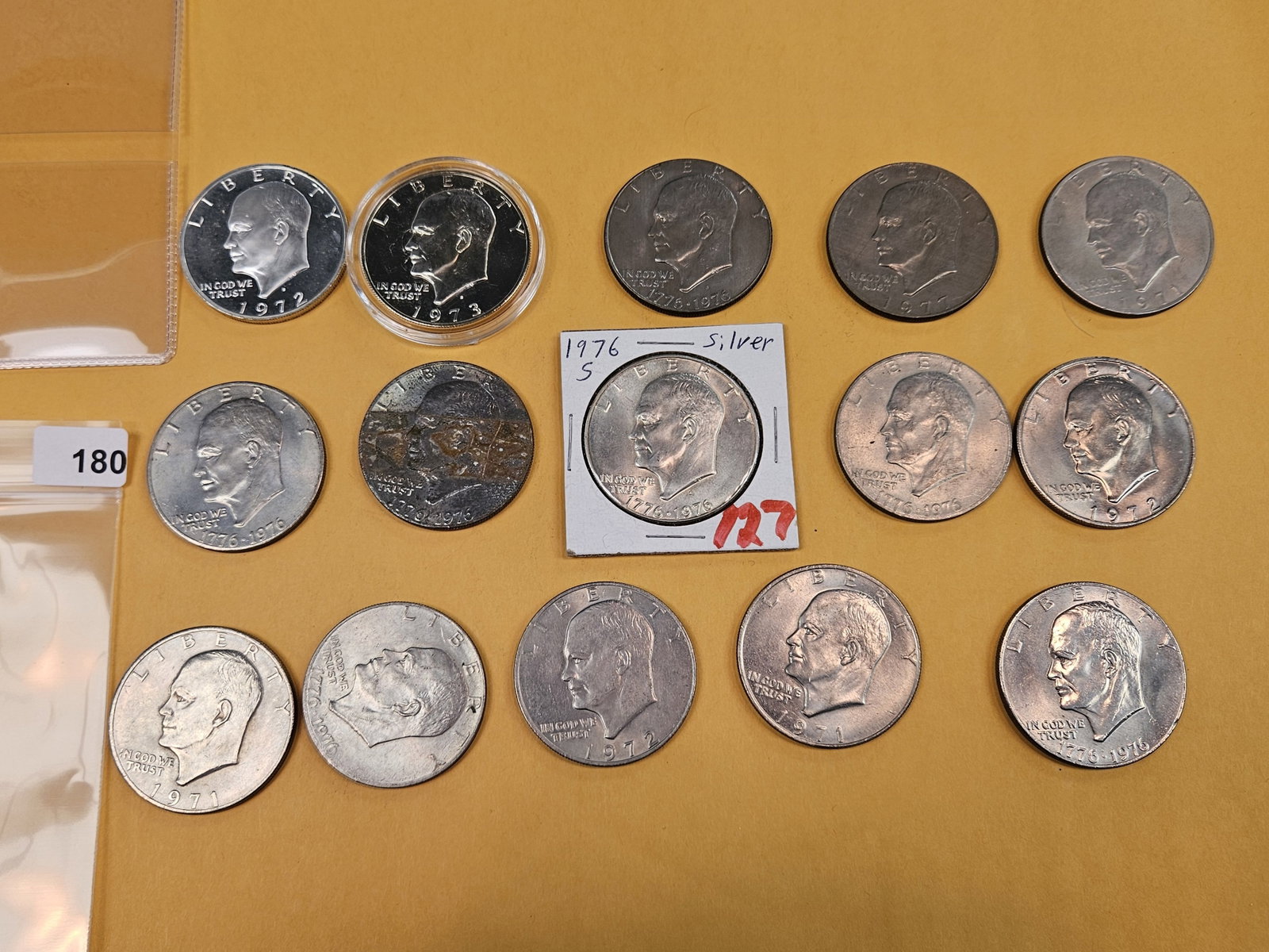 Fifteen mixed Eisenhower Dollars - 2