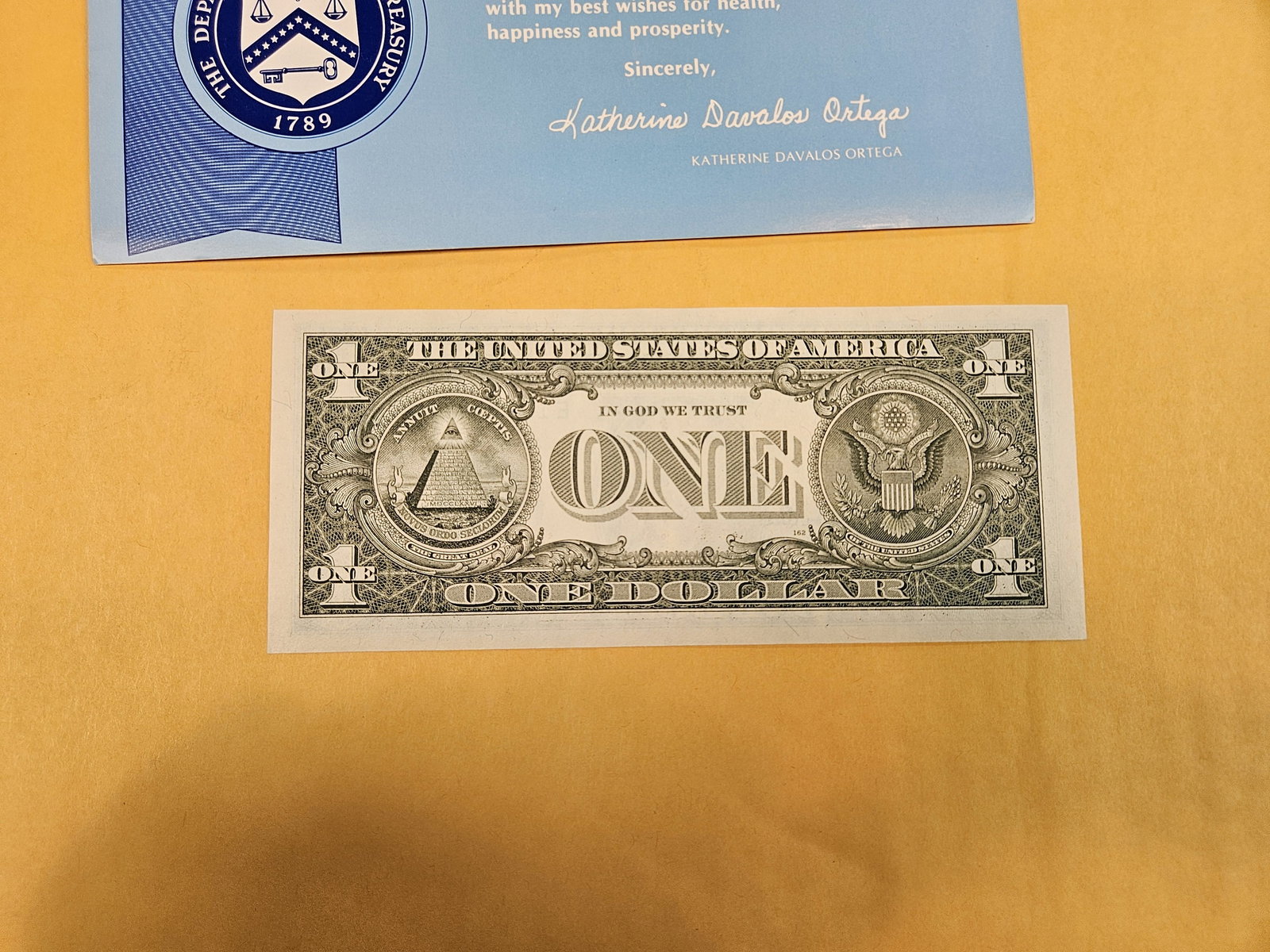 Crisp Uncirculated Series 1985 One Dollar FRN - 3