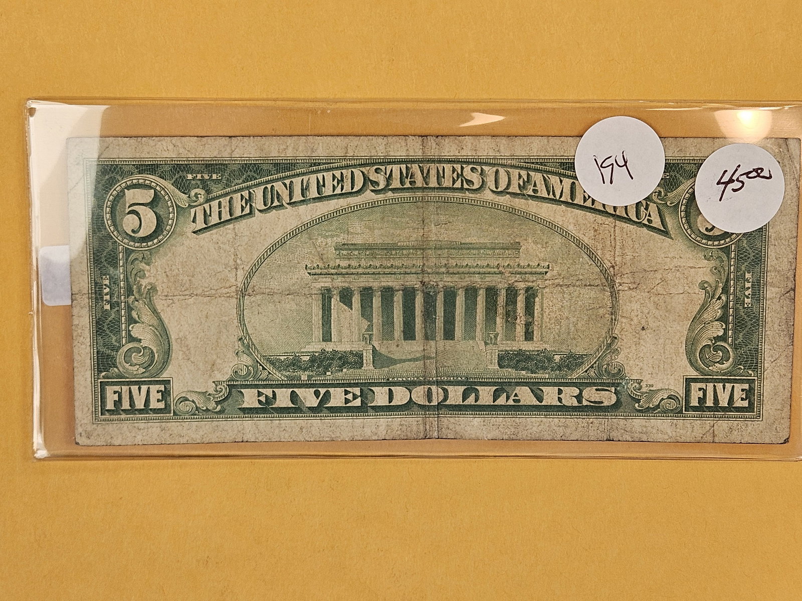 Series of 1928-A One Dollar FRN - 2