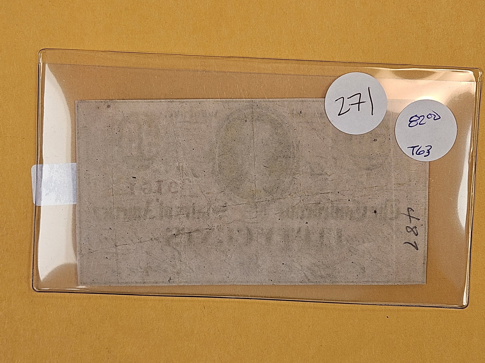 Crisp 1863 Confederate States of American Fifty Cents - 2