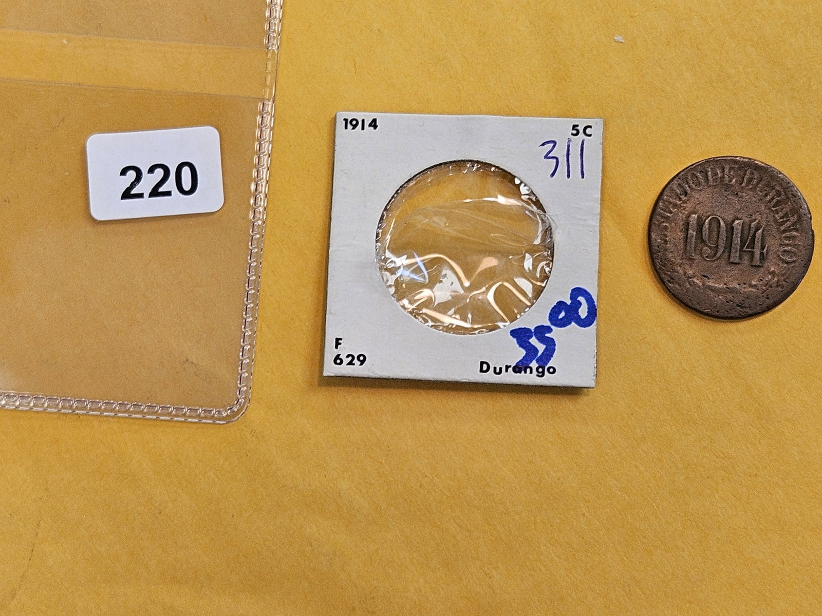 1914 Durango 5 centavos - 2