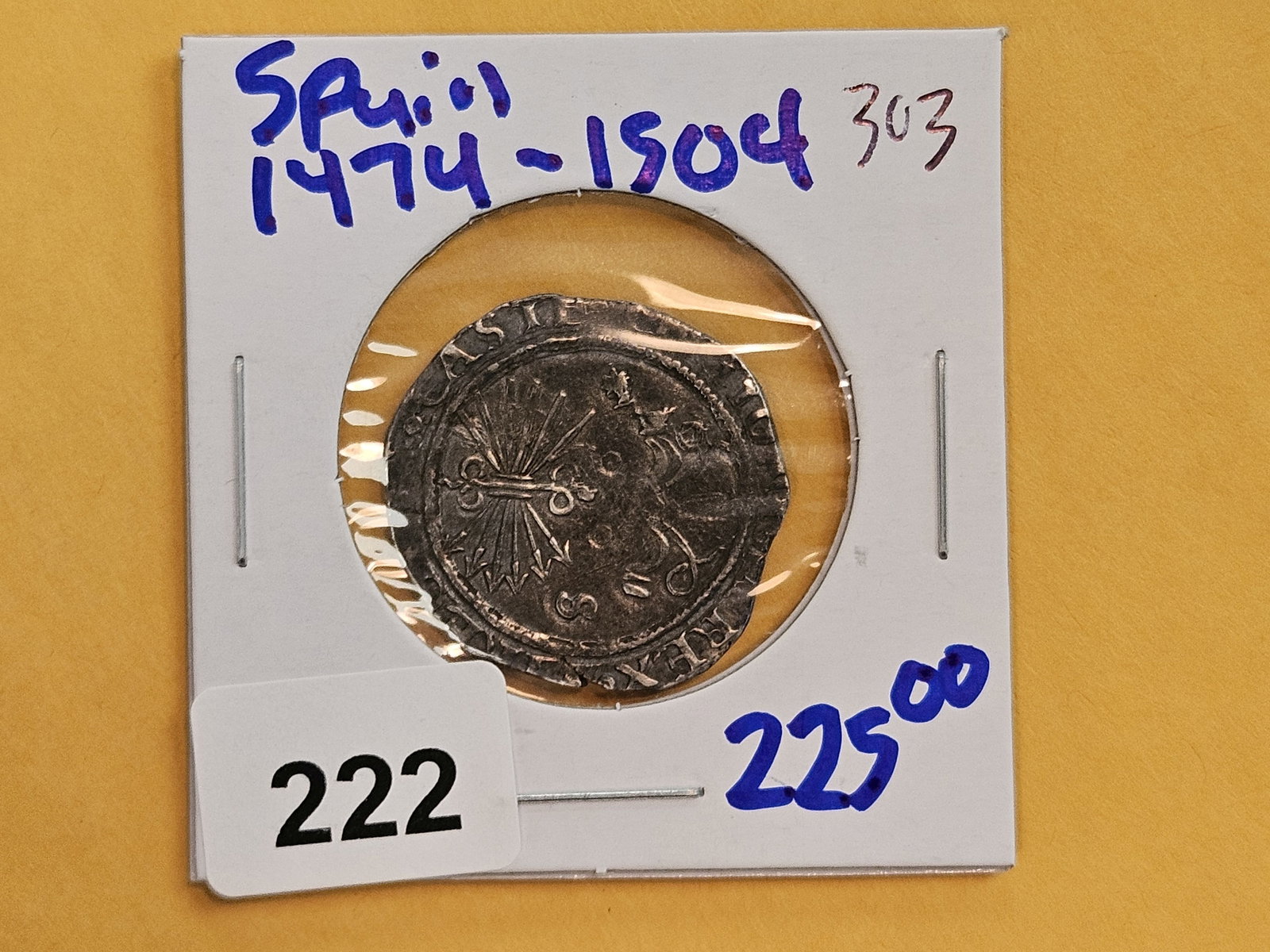 1474 - 1504 Spain silver 2 reales - 2