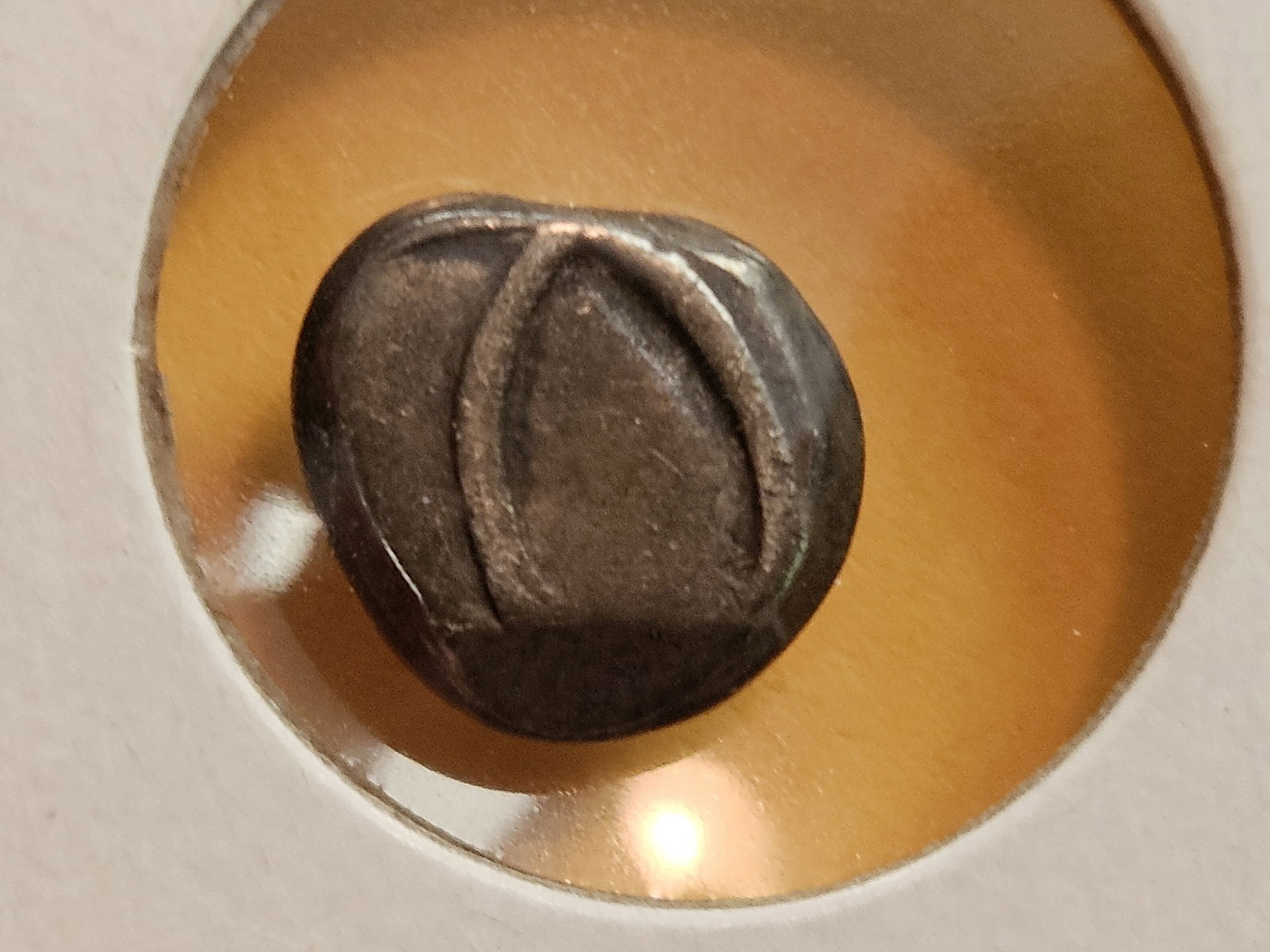 British-India silver 1 fanam - 3