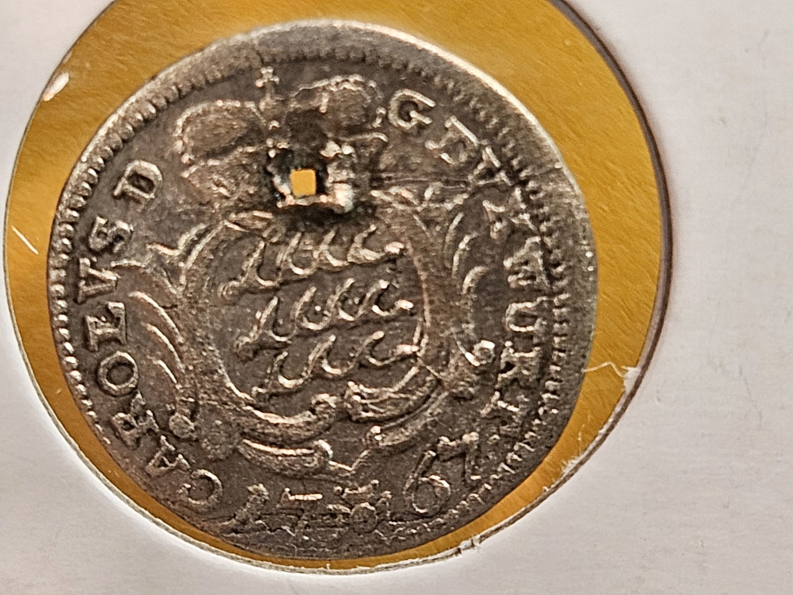 1767 German states Wurrtemberg silver 1/48 einen thaler - 3