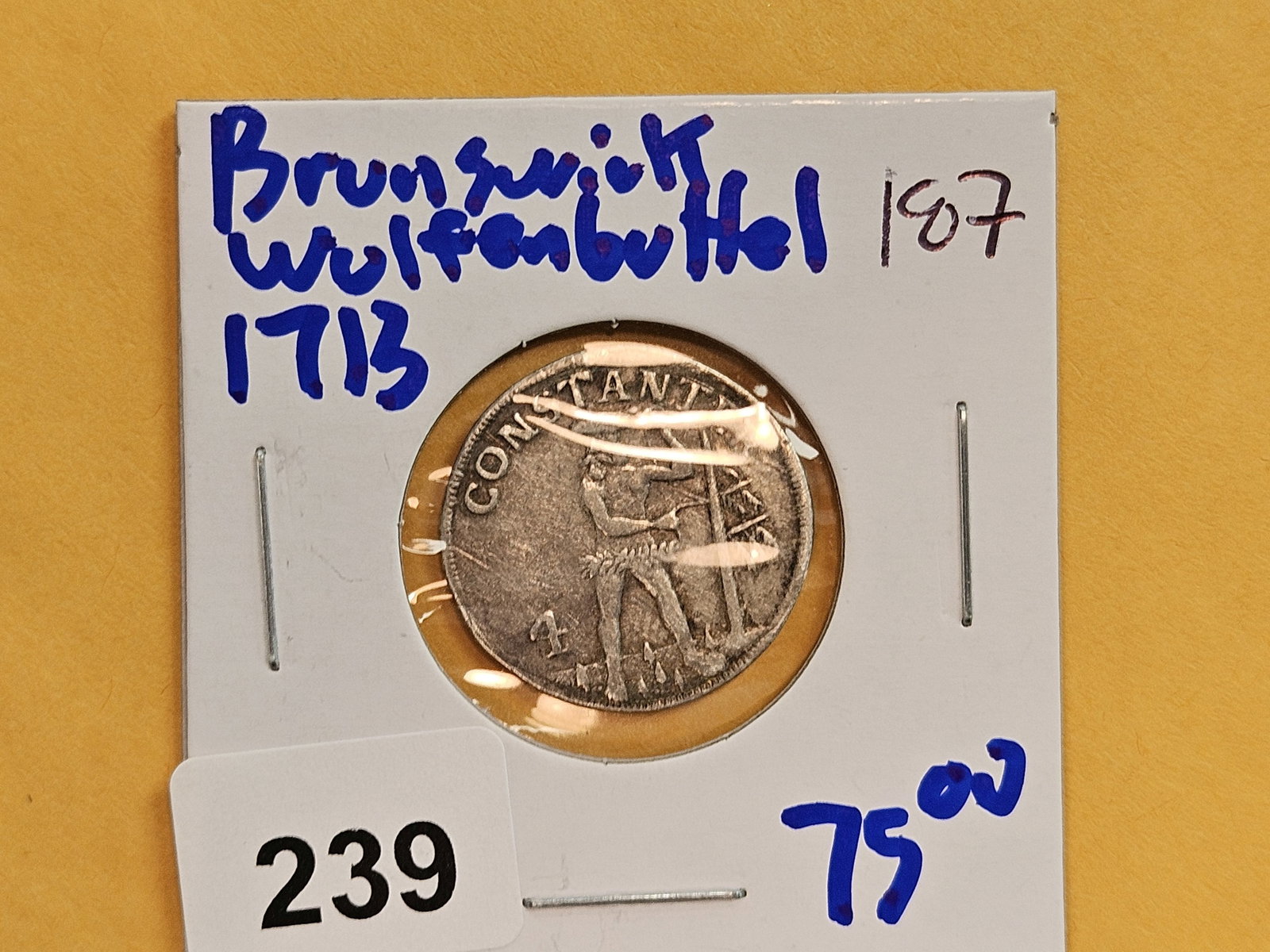 1713 Brunswick Wolfenbuttel silver 4 mariengroschen - 2