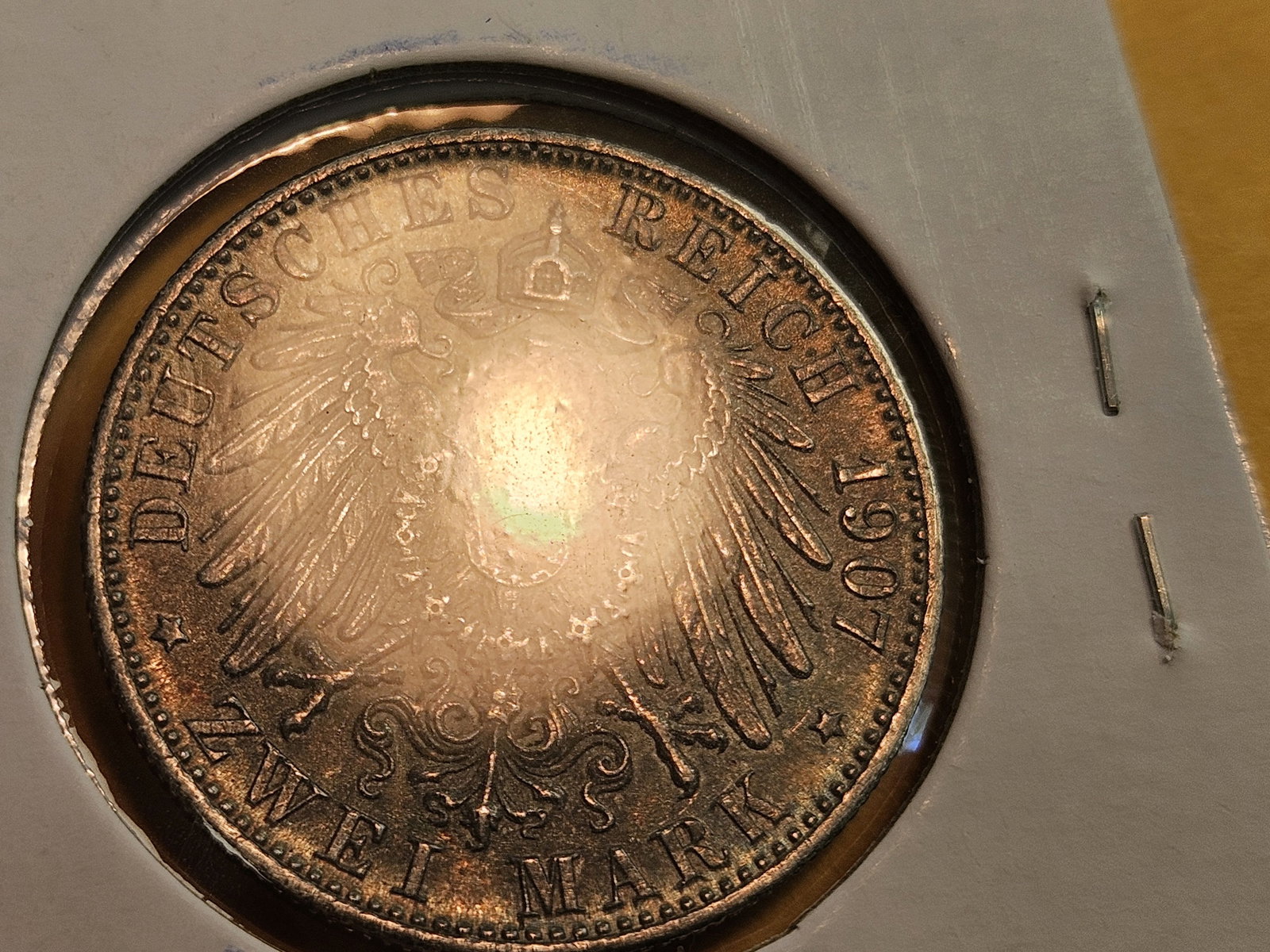 1907 German States Baden silver 2 marks - 5