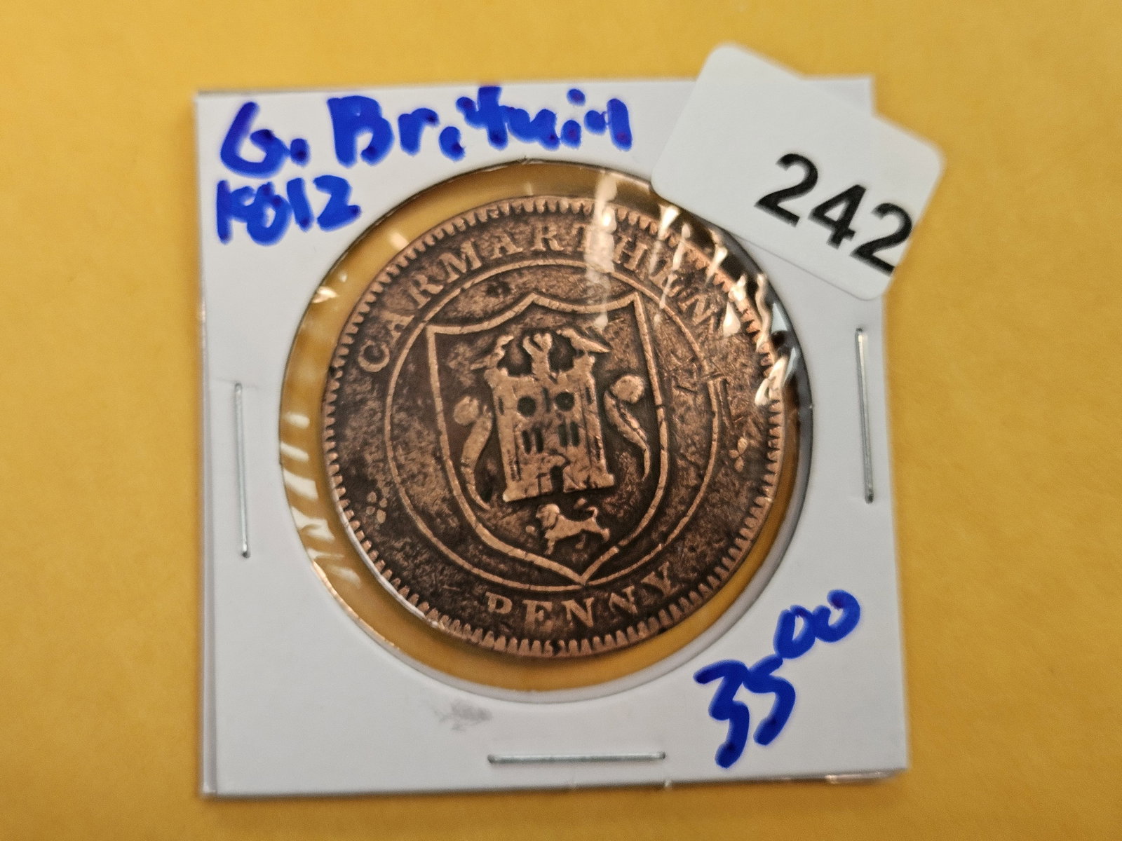 1812 Great Britain Copper penny - 2