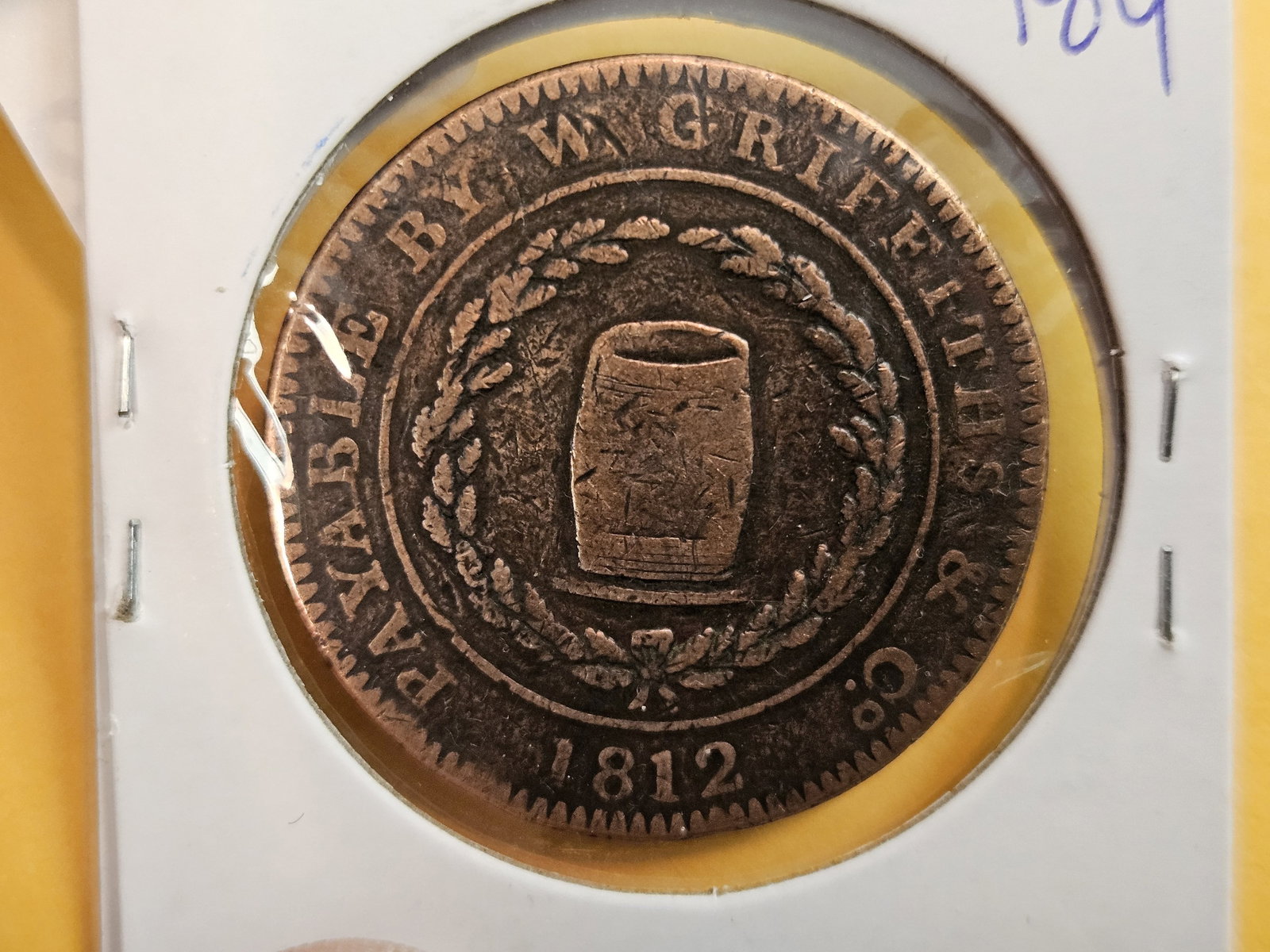 1812 Great Britain Copper penny - 3