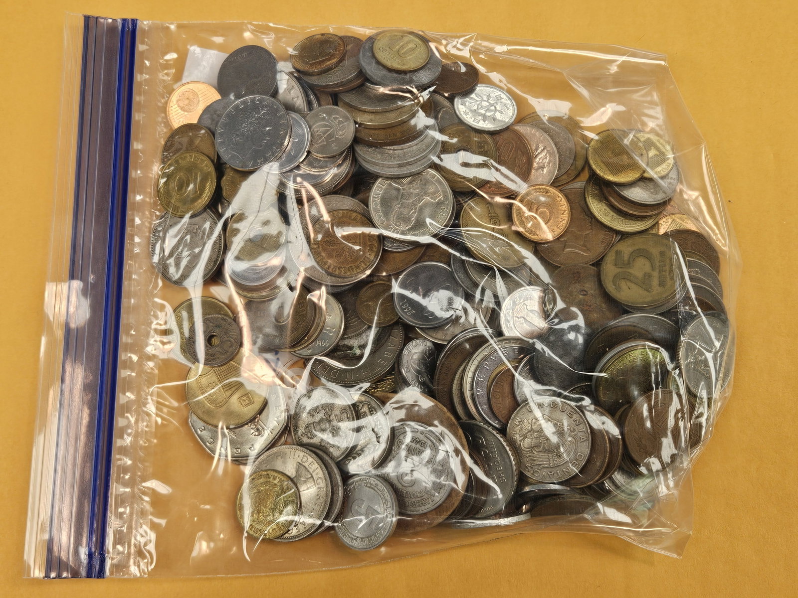 TWO POUNDS of mixed World Coins - 2