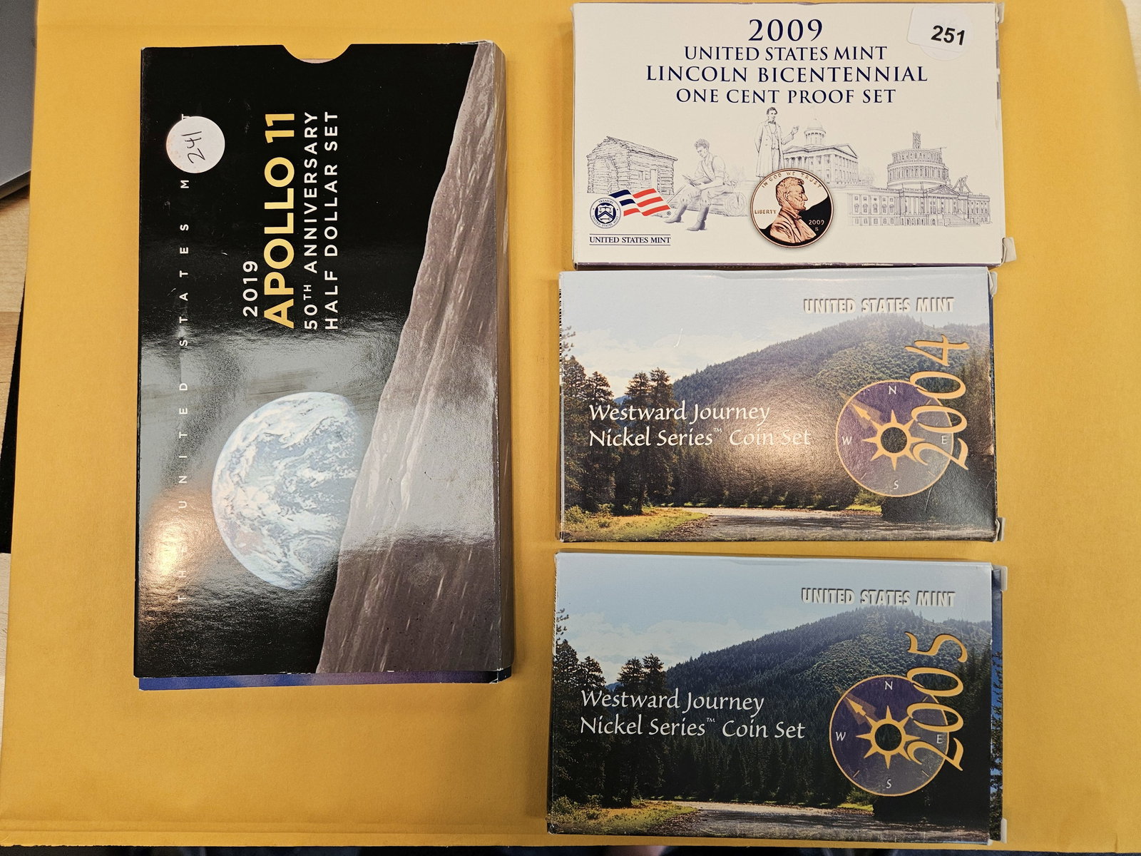 Four US Mint Sets (1 of 1)