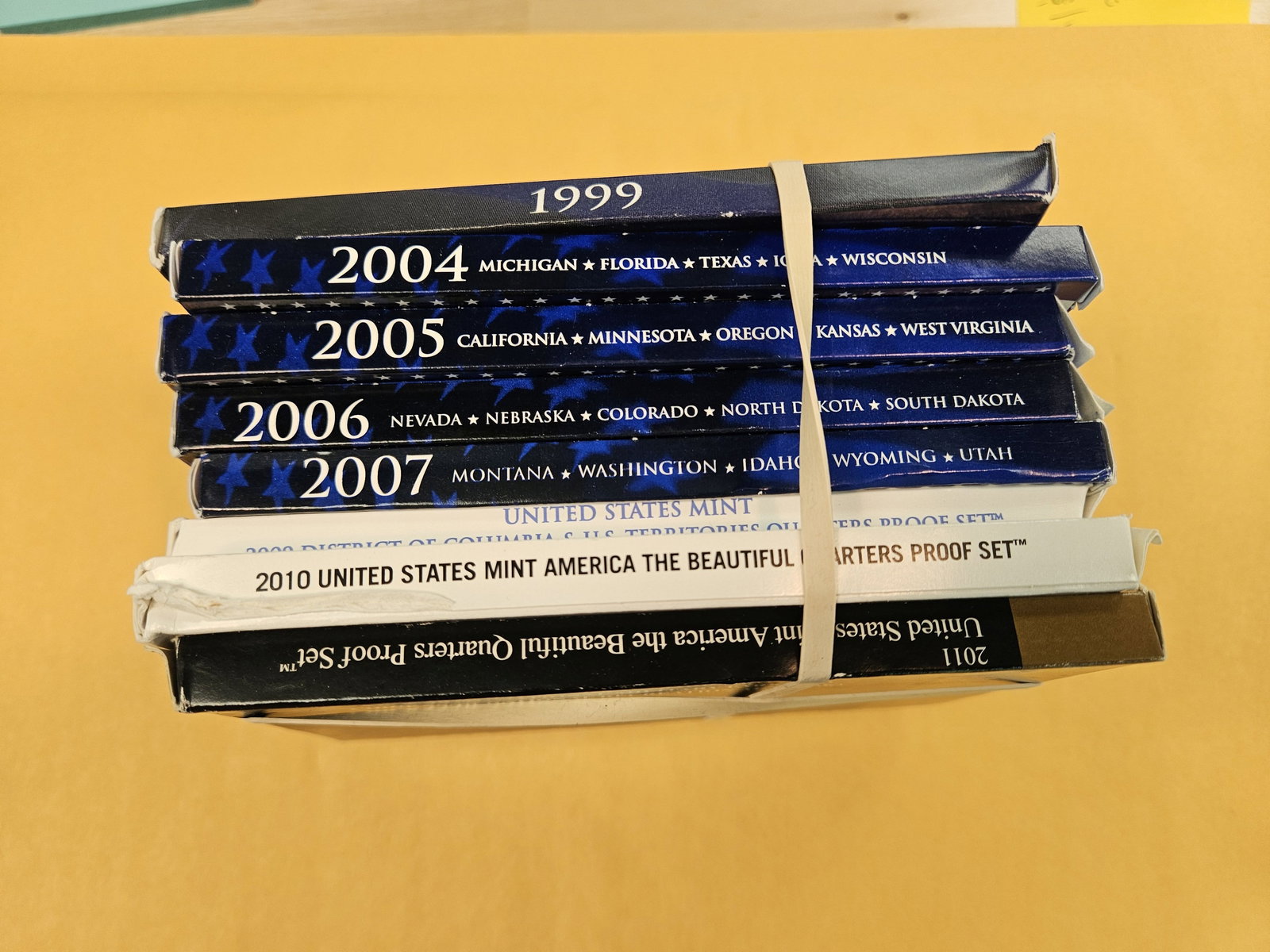 Eight mixed US Proof Sets - 2