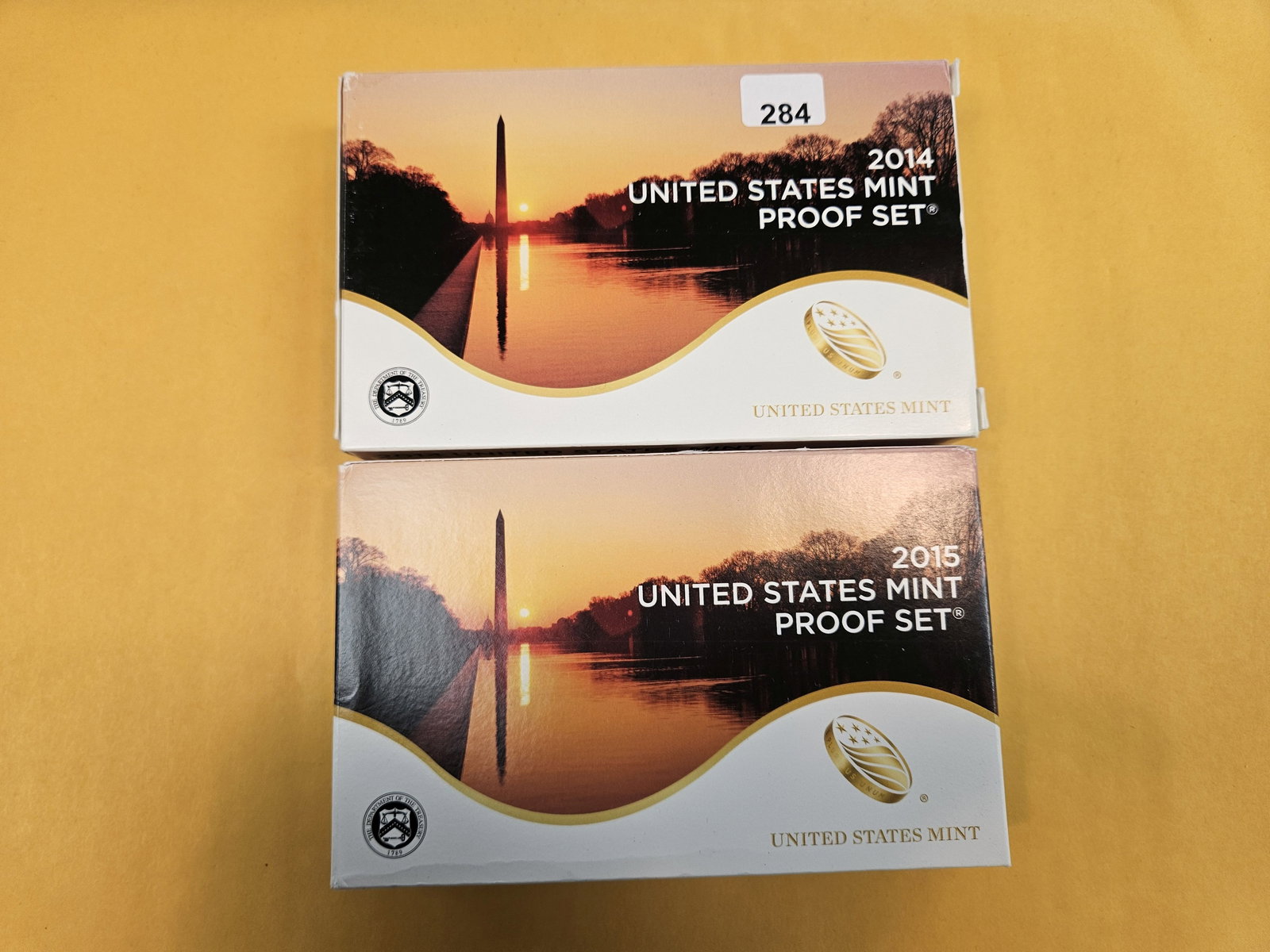 2014 and 2015 US Proof Sets: In OGP with COAs