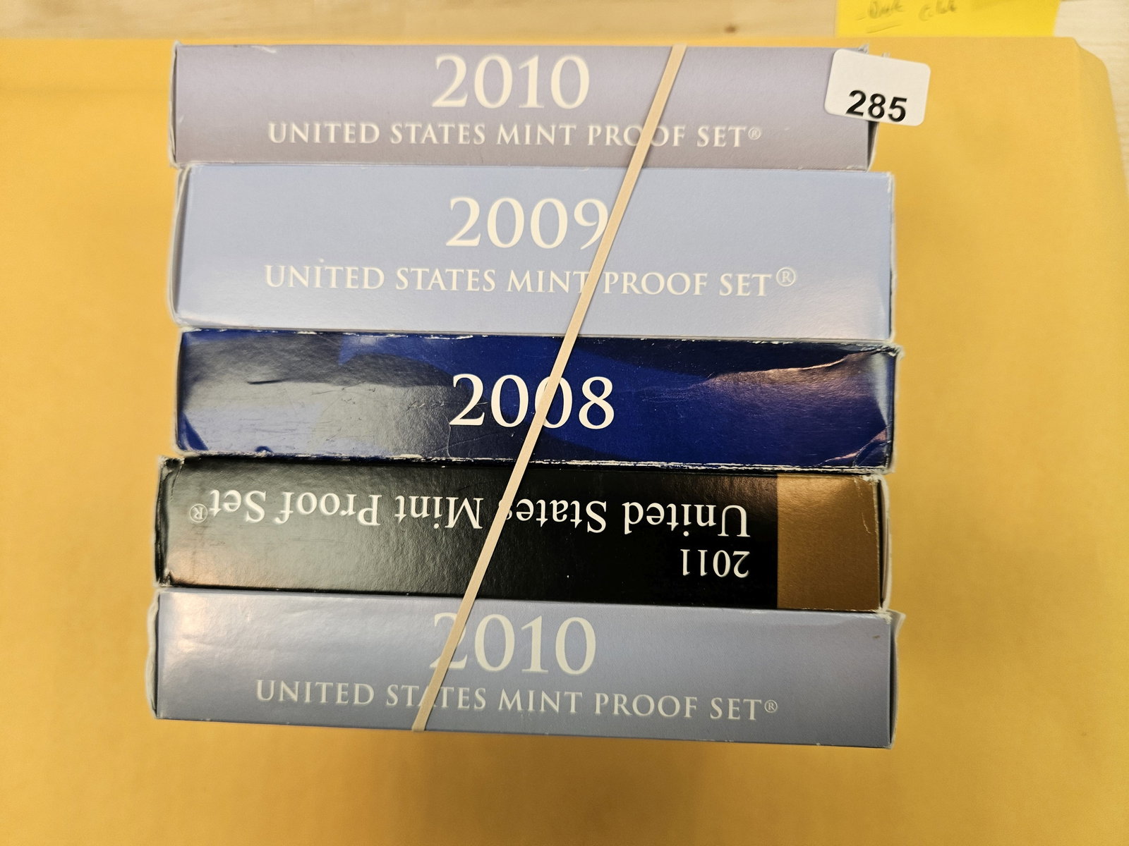 Five mixed, little better, US Proof Sets: In OGP with COAs