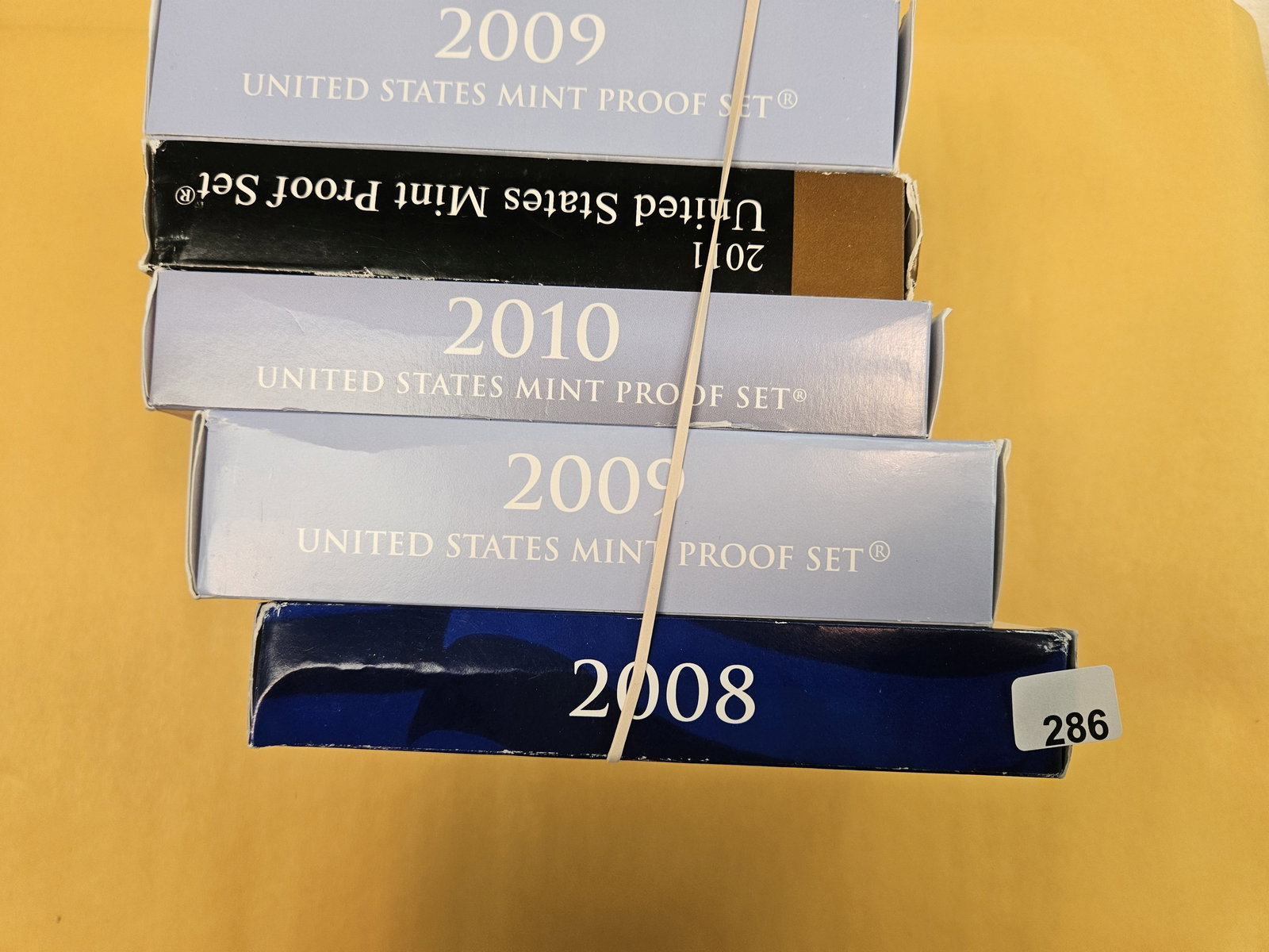 Five mixed, little better, US Proof Sets: In OGP with COAs