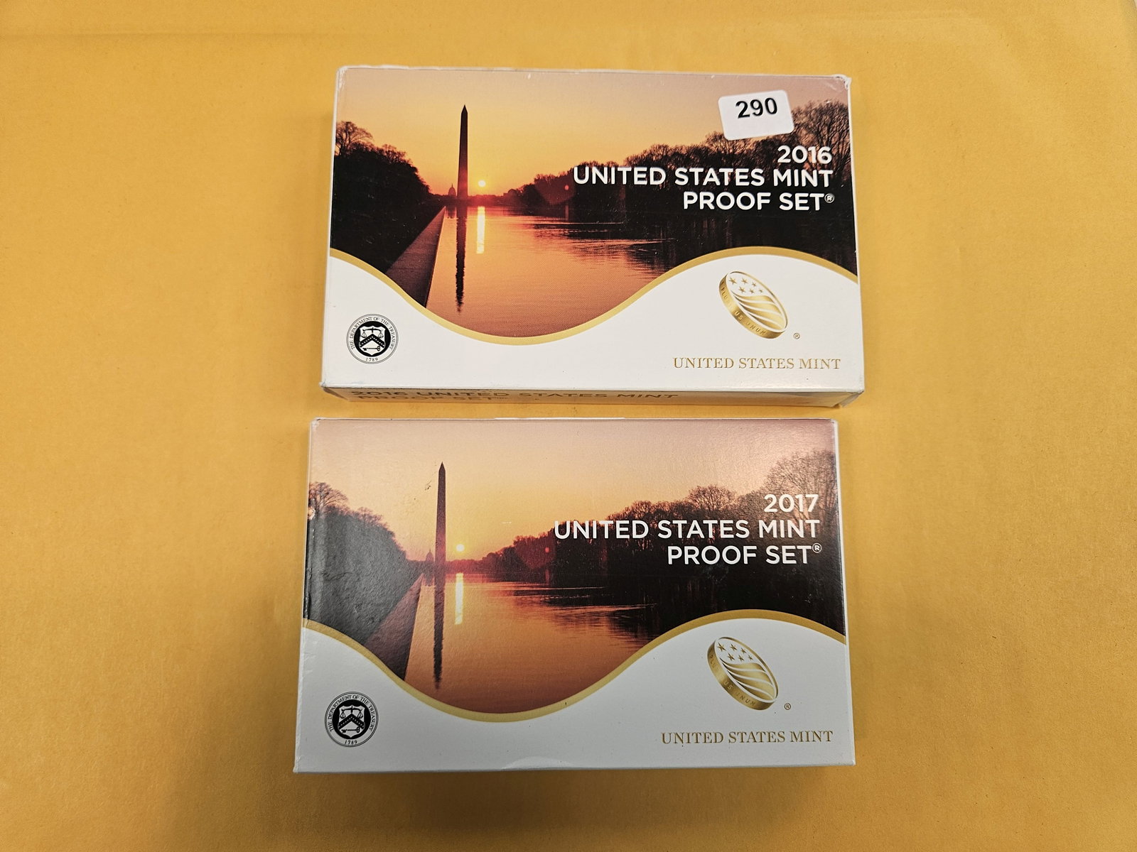 2016 and 2017 US Proof Sets: In OGP with COAs